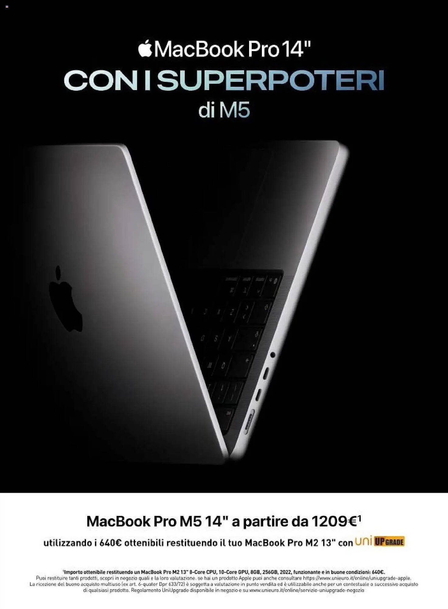 Volantino Unieuro (2025-10-30 - 2025-11-05)