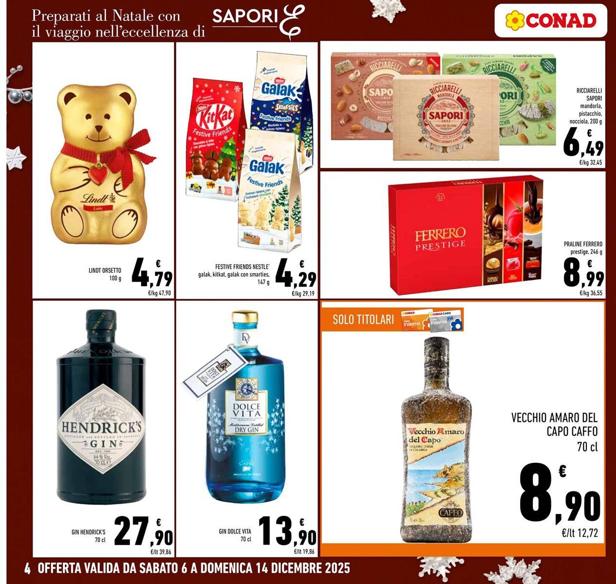 Volantino Conad (2025-12-06 - 2025-12-14)