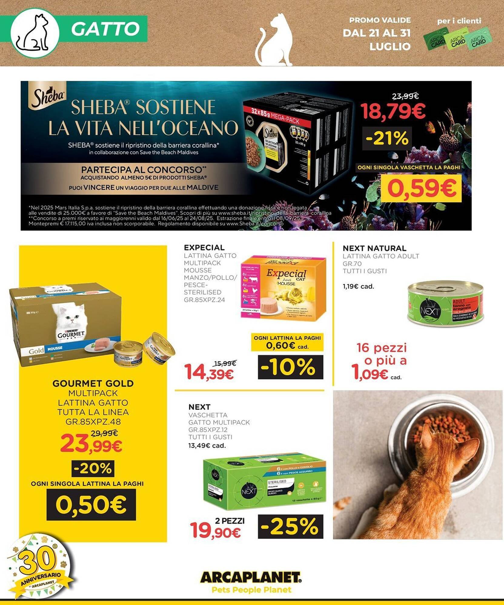 Volantino Arcaplanet (2025-07-21 - 2025-07-27)