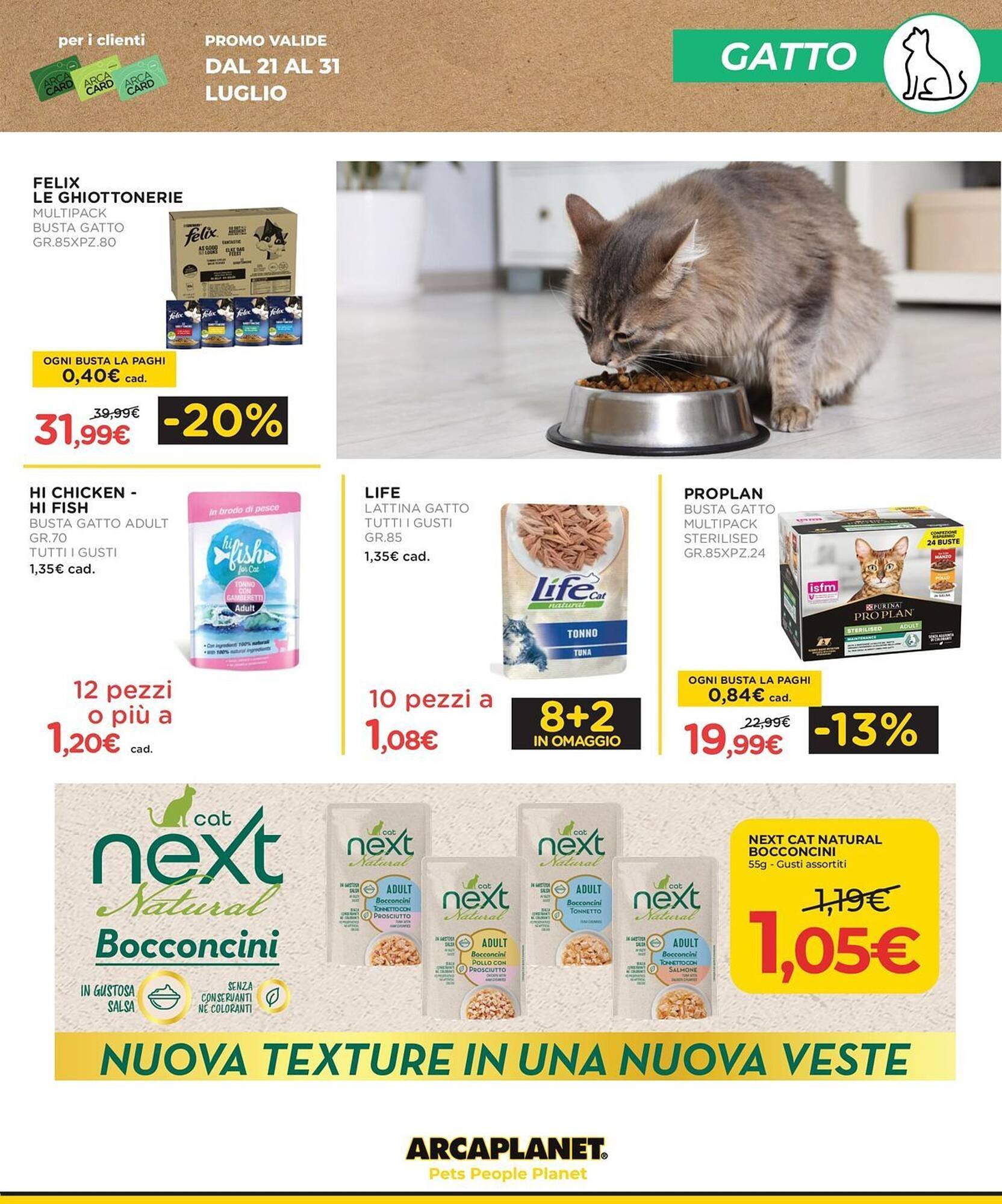 Volantino Arcaplanet (2025-07-21 - 2025-07-27)