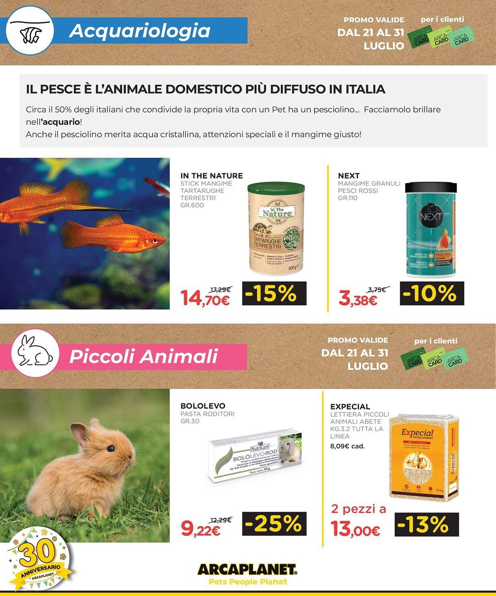 Volantino Arcaplanet (2025-07-21 - 2025-07-27)