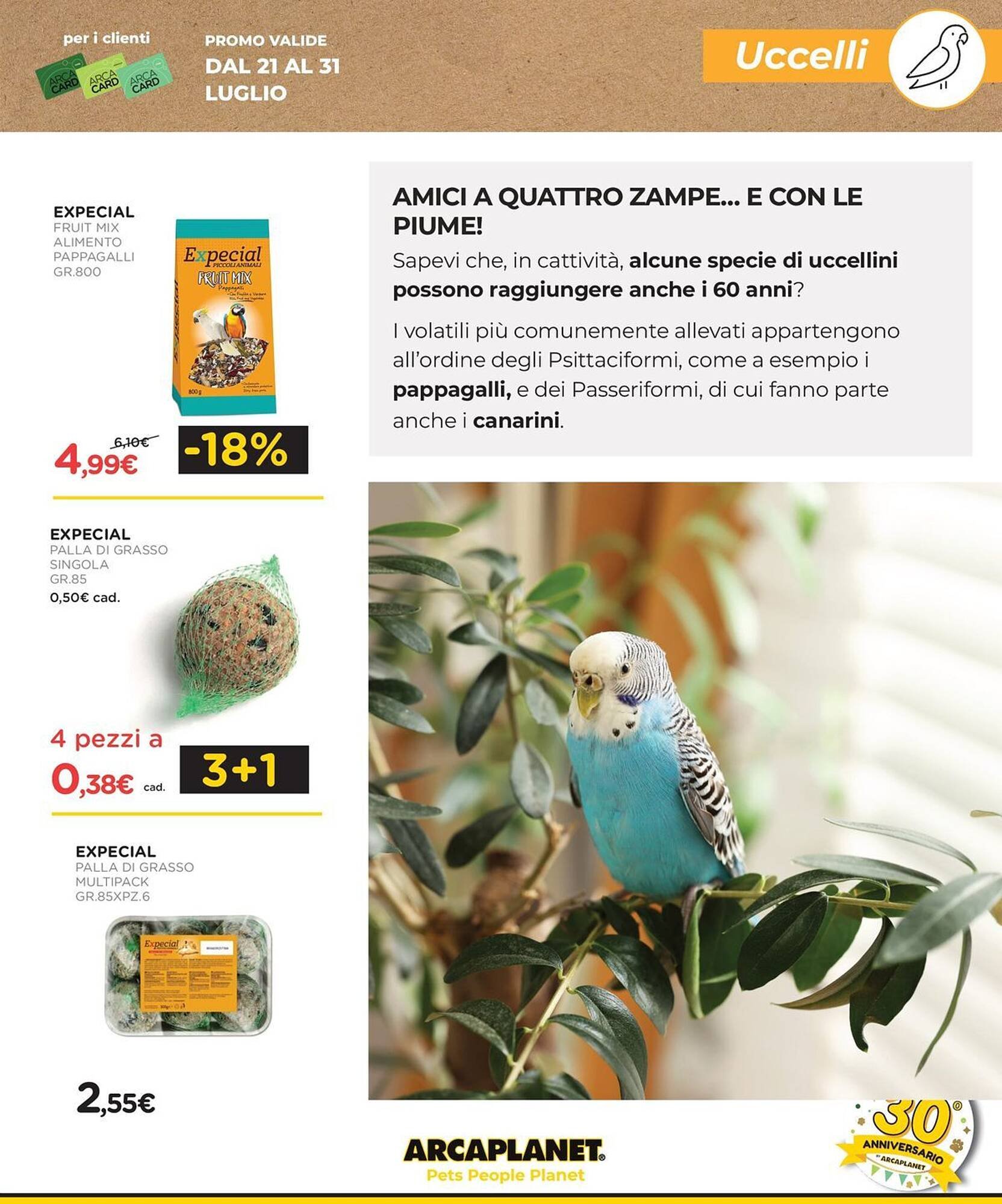 Volantino Arcaplanet (2025-07-21 - 2025-07-27)