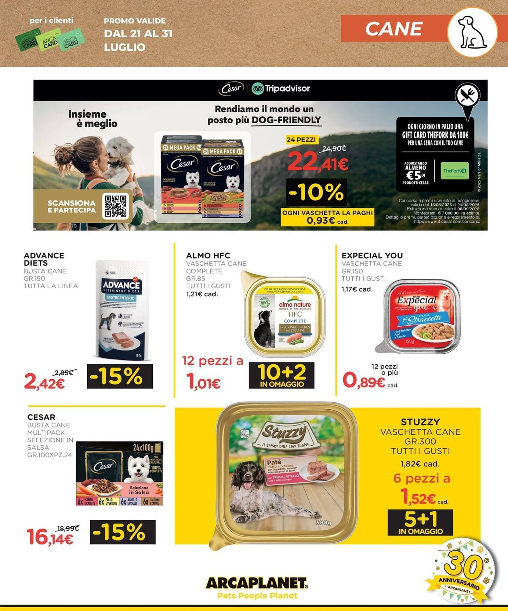 Volantino Arcaplanet (2025-07-21 - 2025-07-27)