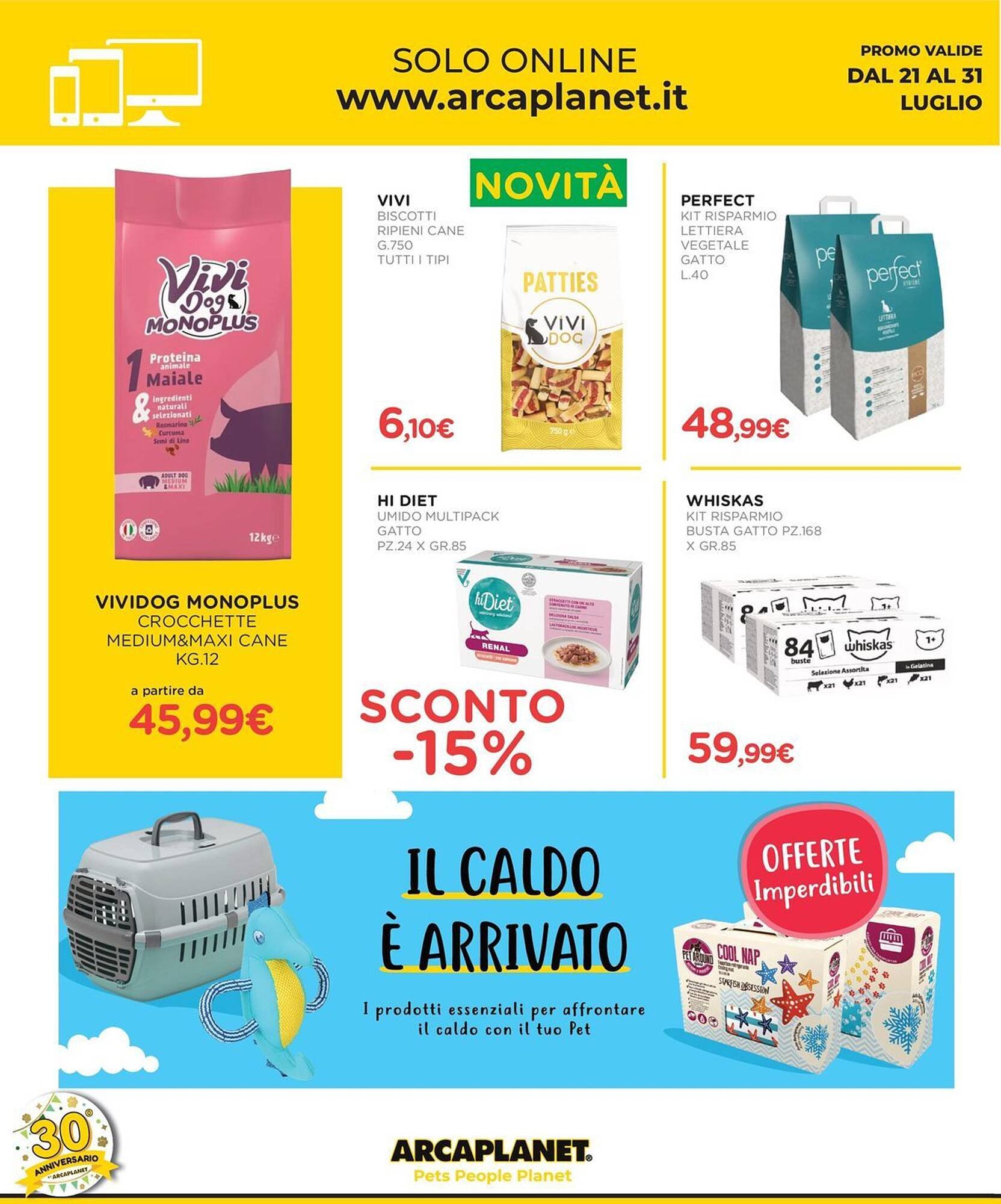Volantino Arcaplanet (2025-07-21 - 2025-07-27)