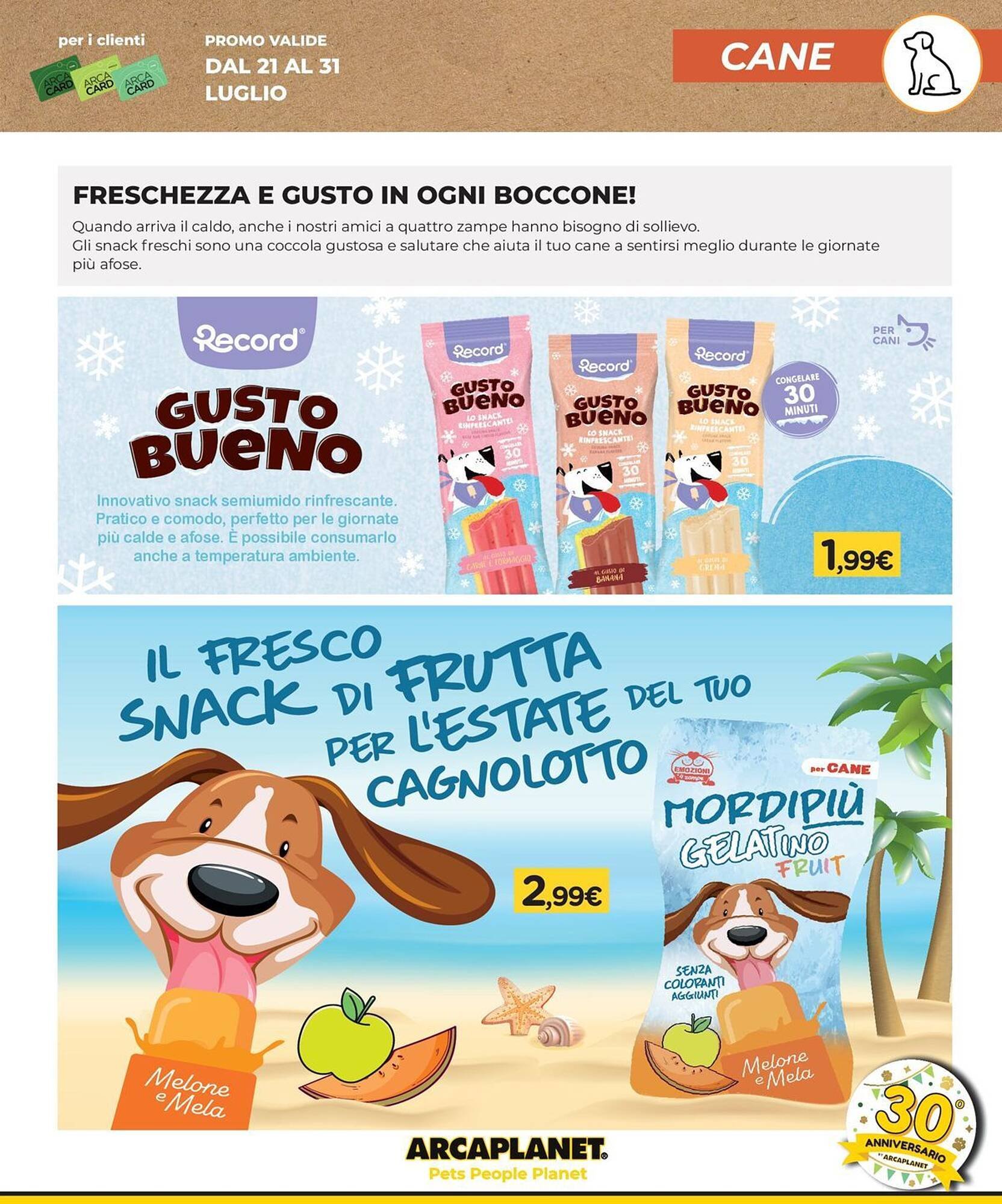 Volantino Arcaplanet (2025-07-21 - 2025-07-27)