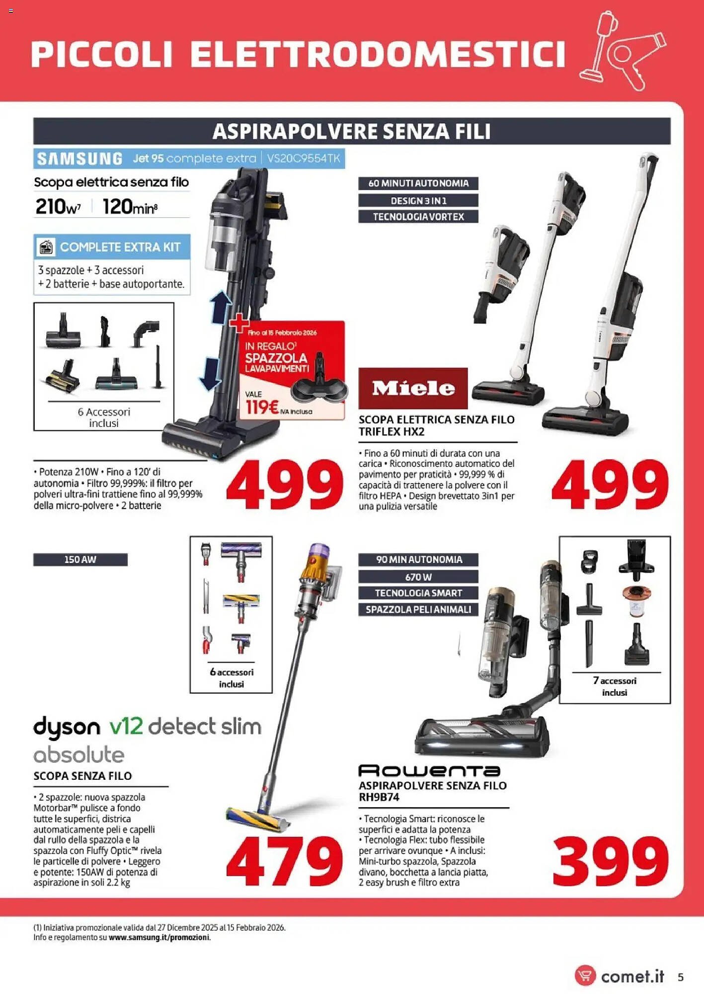 Volantino Comet (2026-01-09 - 2026-01-21)