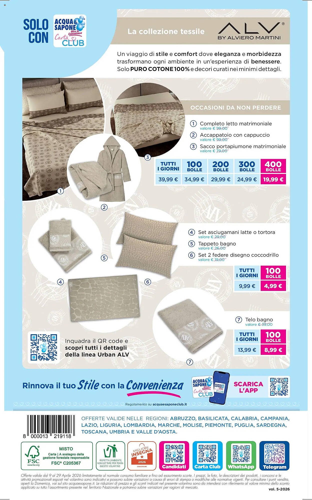 Volantino Acqua &amp; Sapone (2026-04-09 - 2026-04-29)