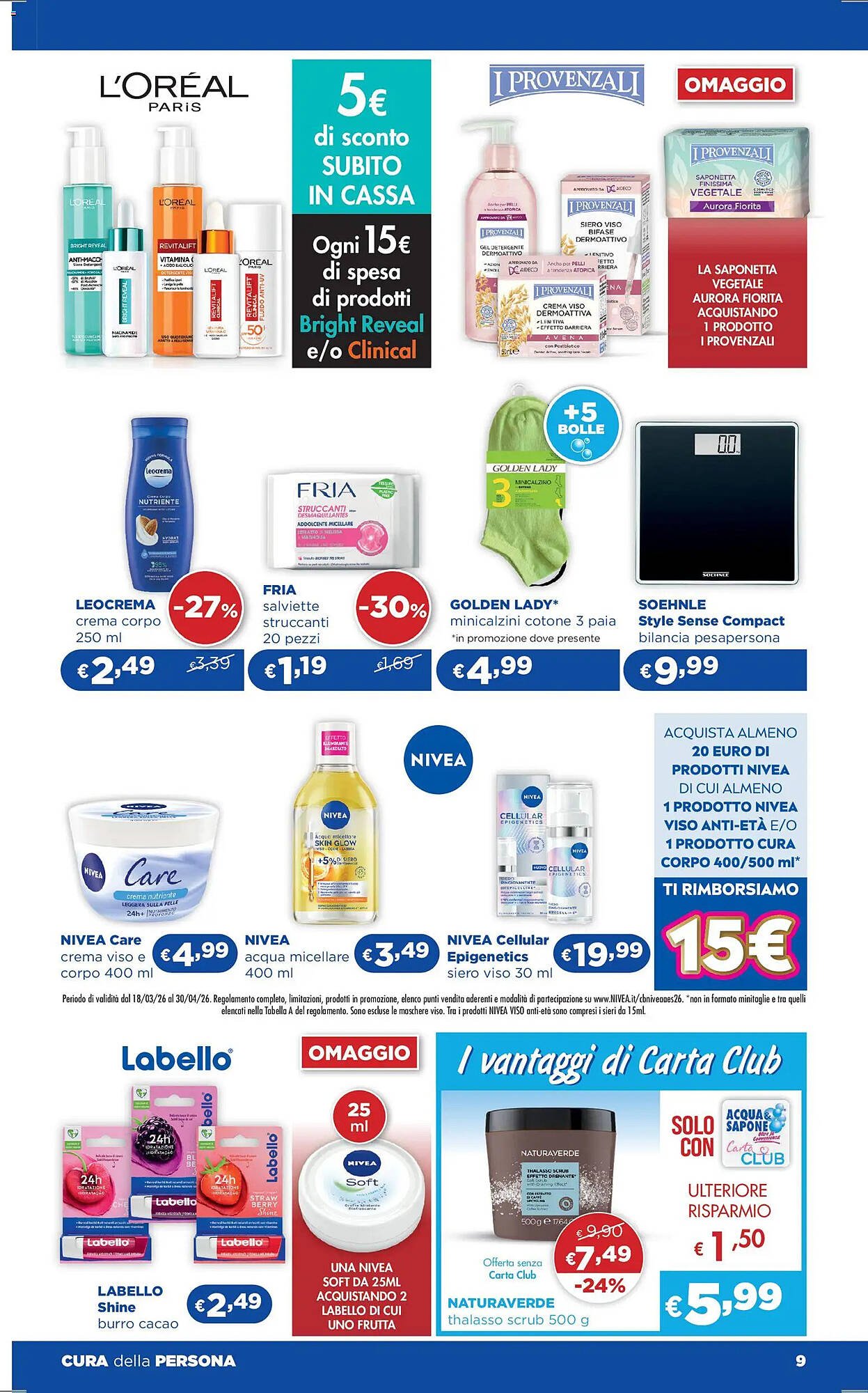 Volantino Acqua &amp; Sapone (2026-04-09 - 2026-04-29)
