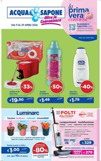 Volantino Acqua &amp; Sapone (2026-04-09 - 2026-04-29)