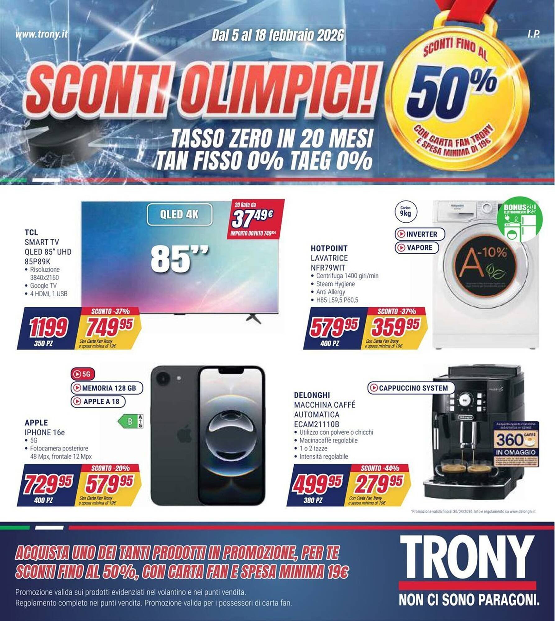 Volantino Trony (2026-02-05 - 2026-02-18)