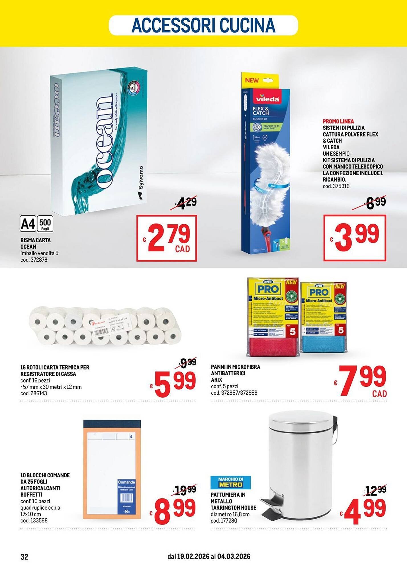 Volantino Metro (2026-02-19 - 2026-03-04)