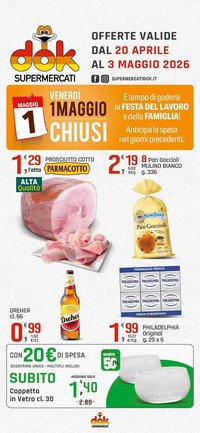 Volantino Supermercati Dok (2026-04-20 - 2026-05-03)