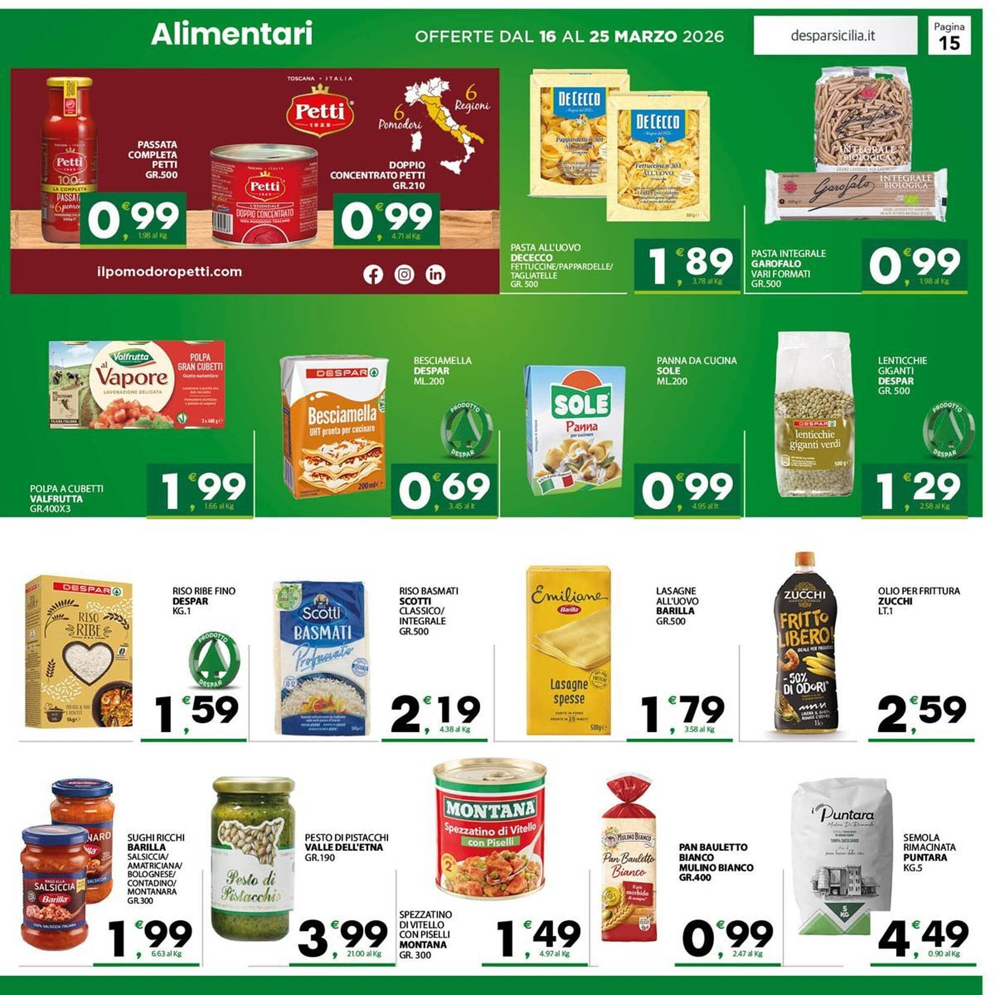 Volantino Eurospar (2026-03-16 - 2026-03-25)