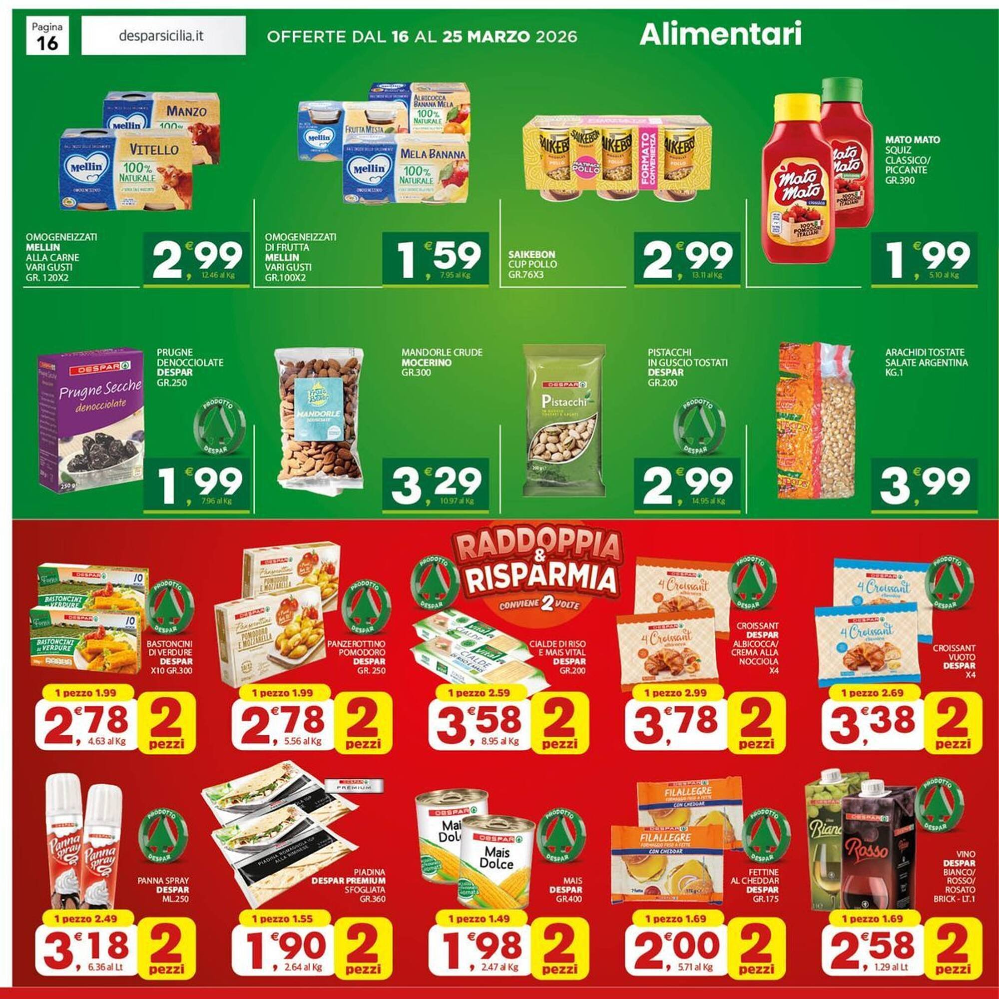 Volantino Eurospar (2026-03-16 - 2026-03-25)