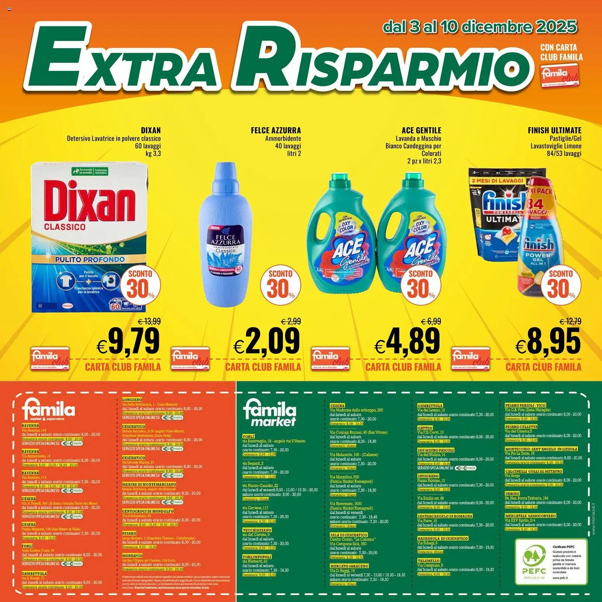 Volantino Famila (2025-12-03 - 2025-12-10)