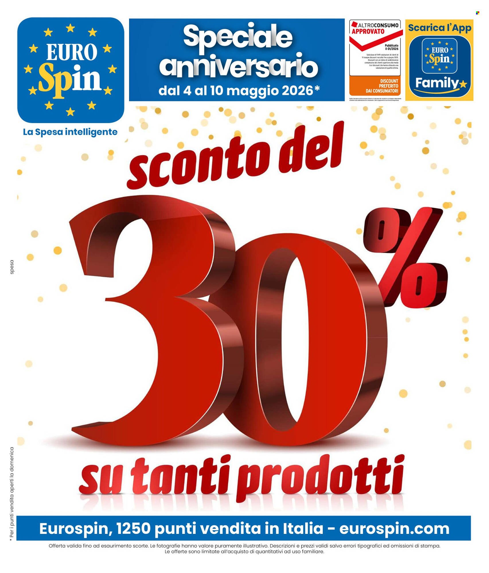 Volantino Eurospin (2026-05-04 - 2026-05-10)