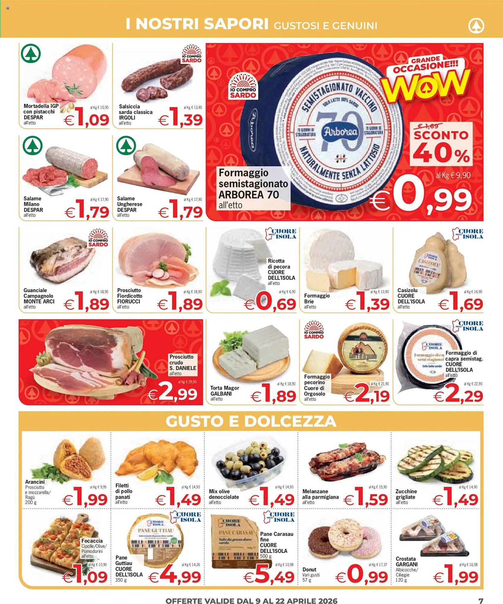 Volantino Eurospar (2026-04-09 - 2026-04-22)