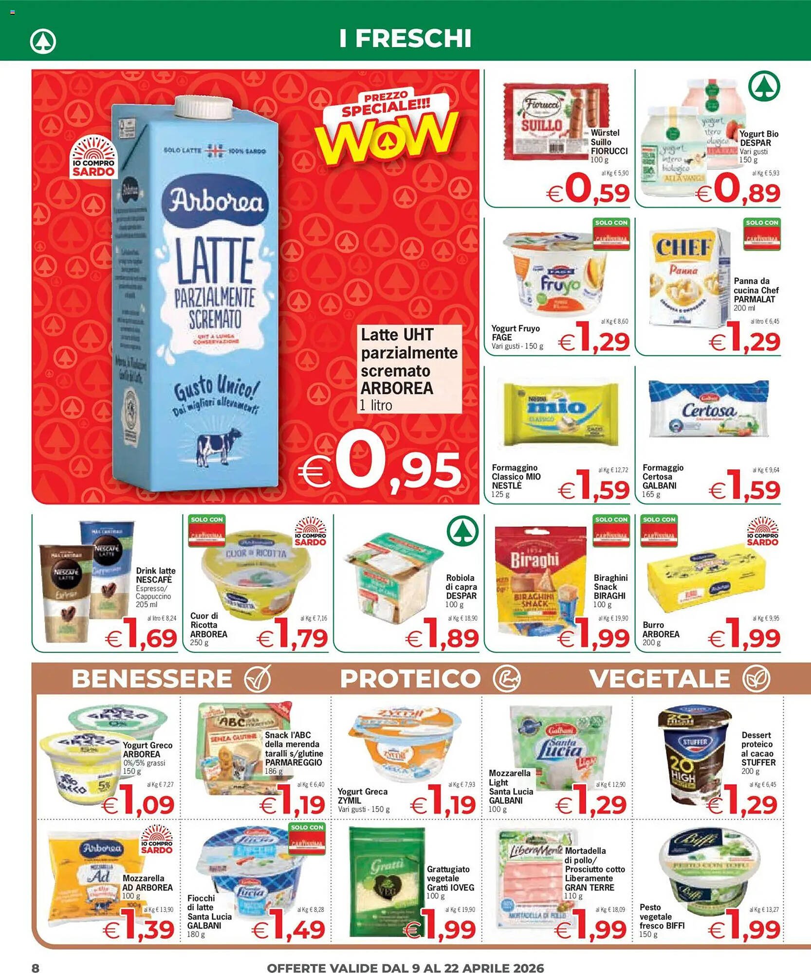 Volantino Eurospar (2026-04-09 - 2026-04-22)