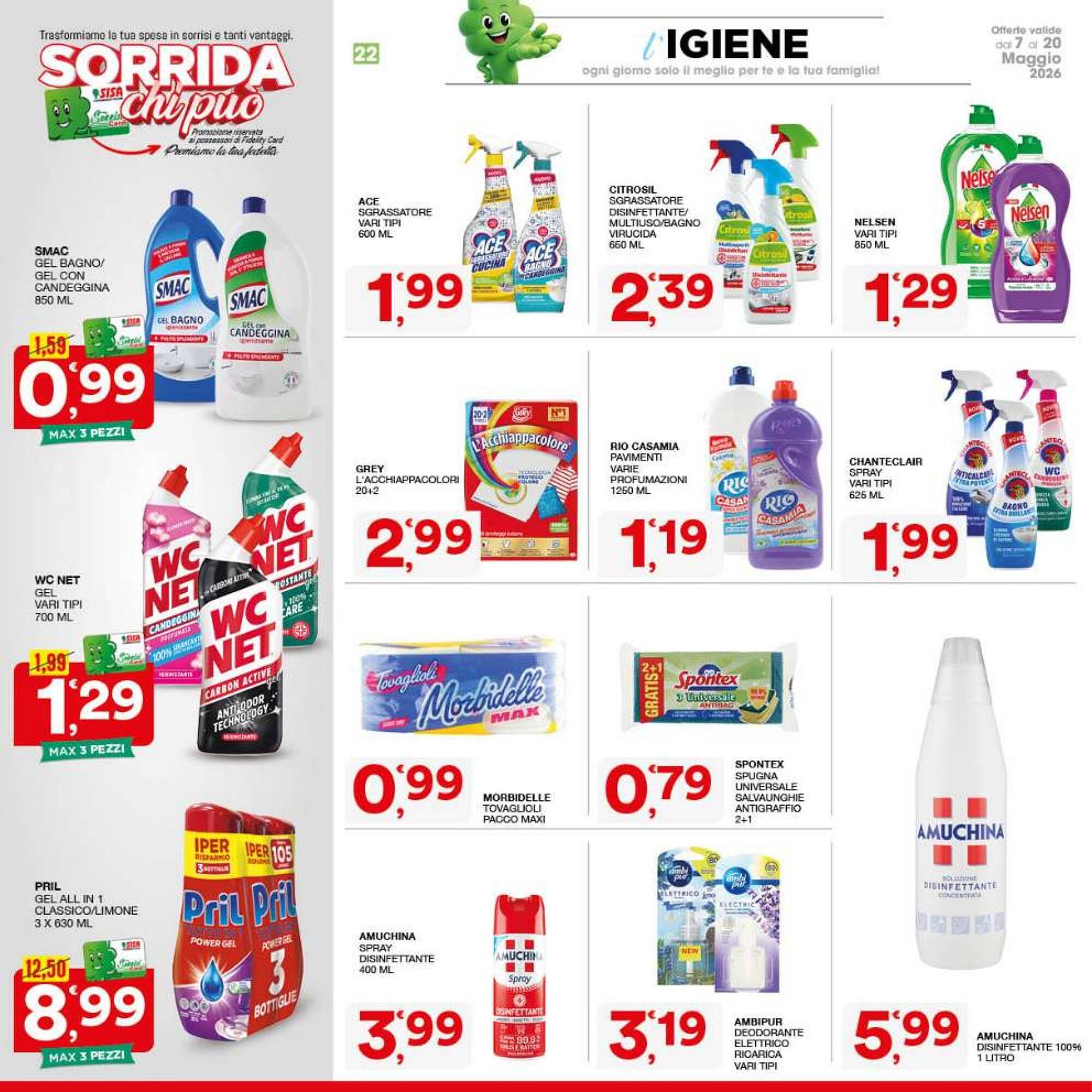 Volantino Sisa (2026-05-07 - 2026-05-20)