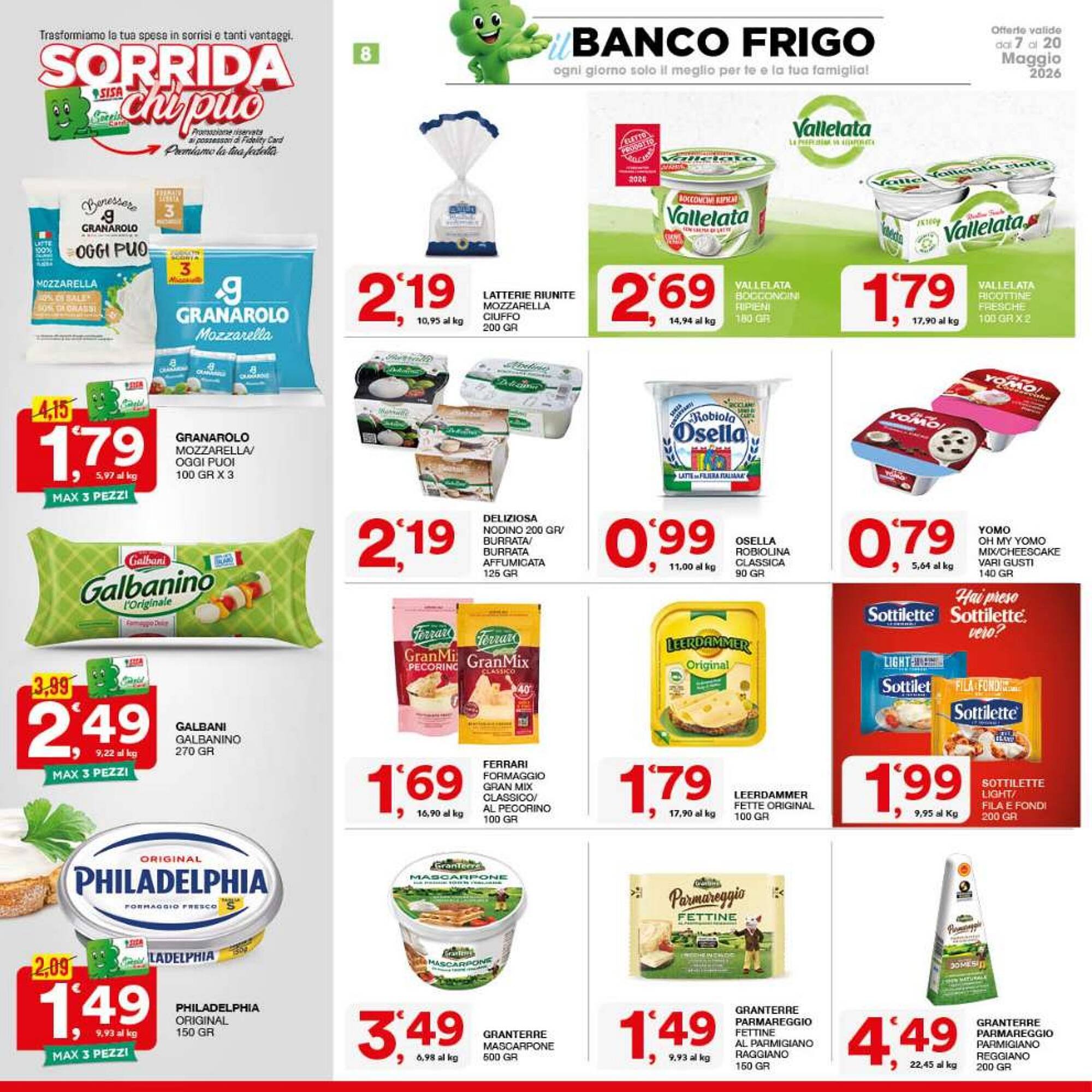 Volantino Sisa (2026-05-07 - 2026-05-20)