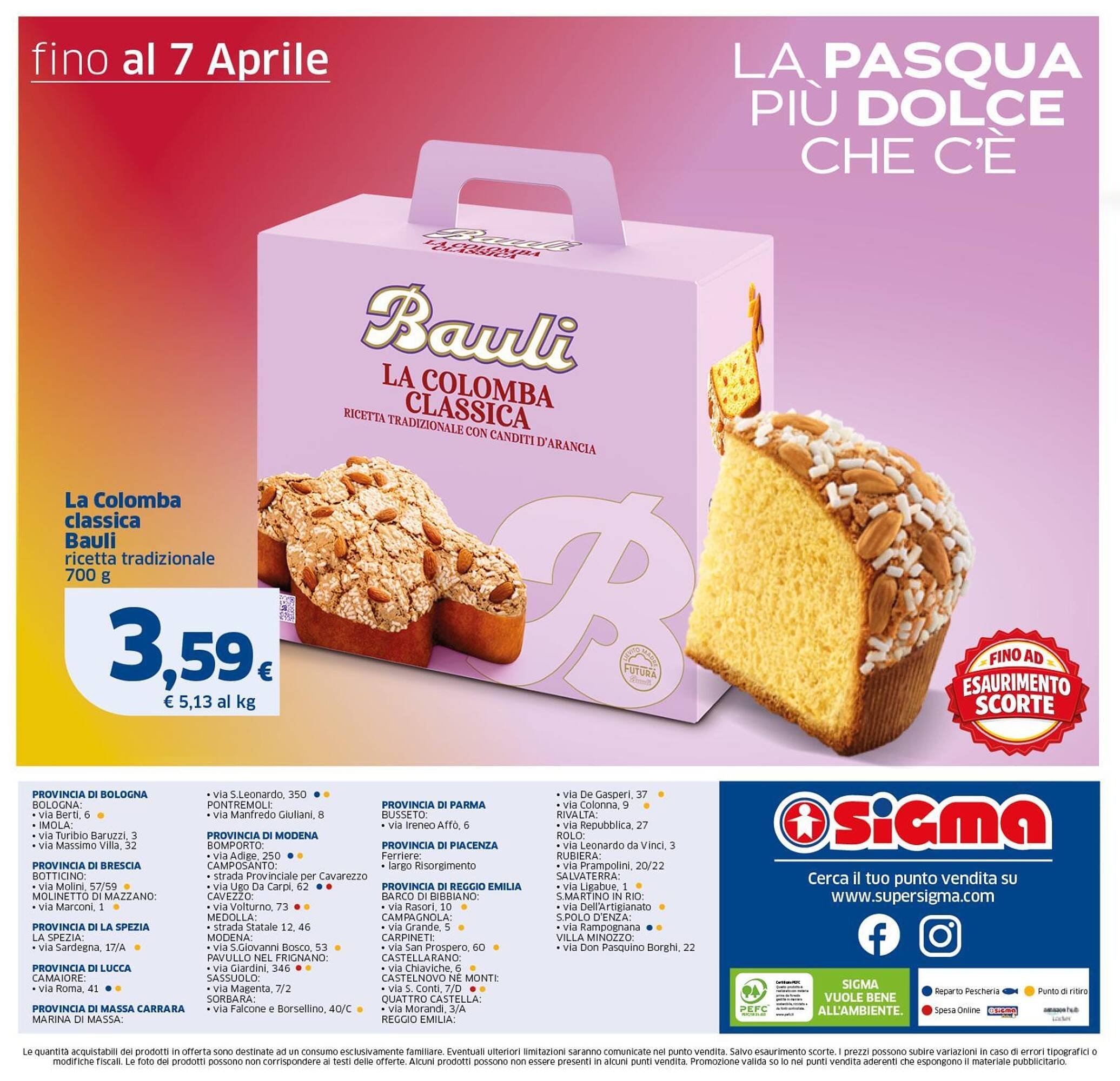 Volantino Sigma (2026-03-25 - 2026-04-07)