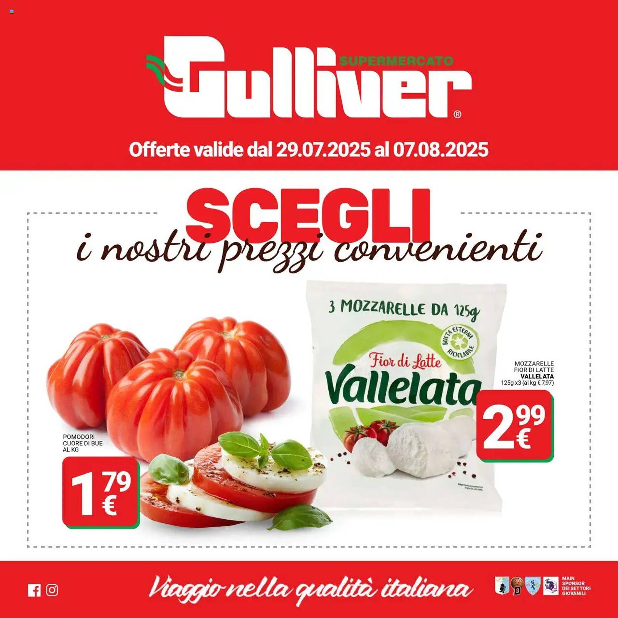 Volantino Supermercati Gulliver (2025-07-29 - 2025-08-07)