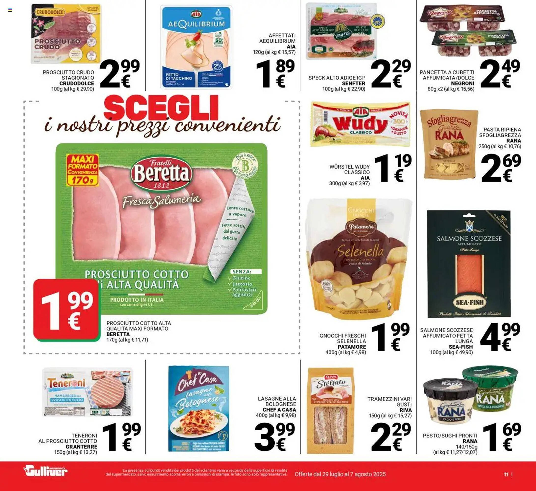 Volantino Supermercati Gulliver (2025-07-29 - 2025-08-07)