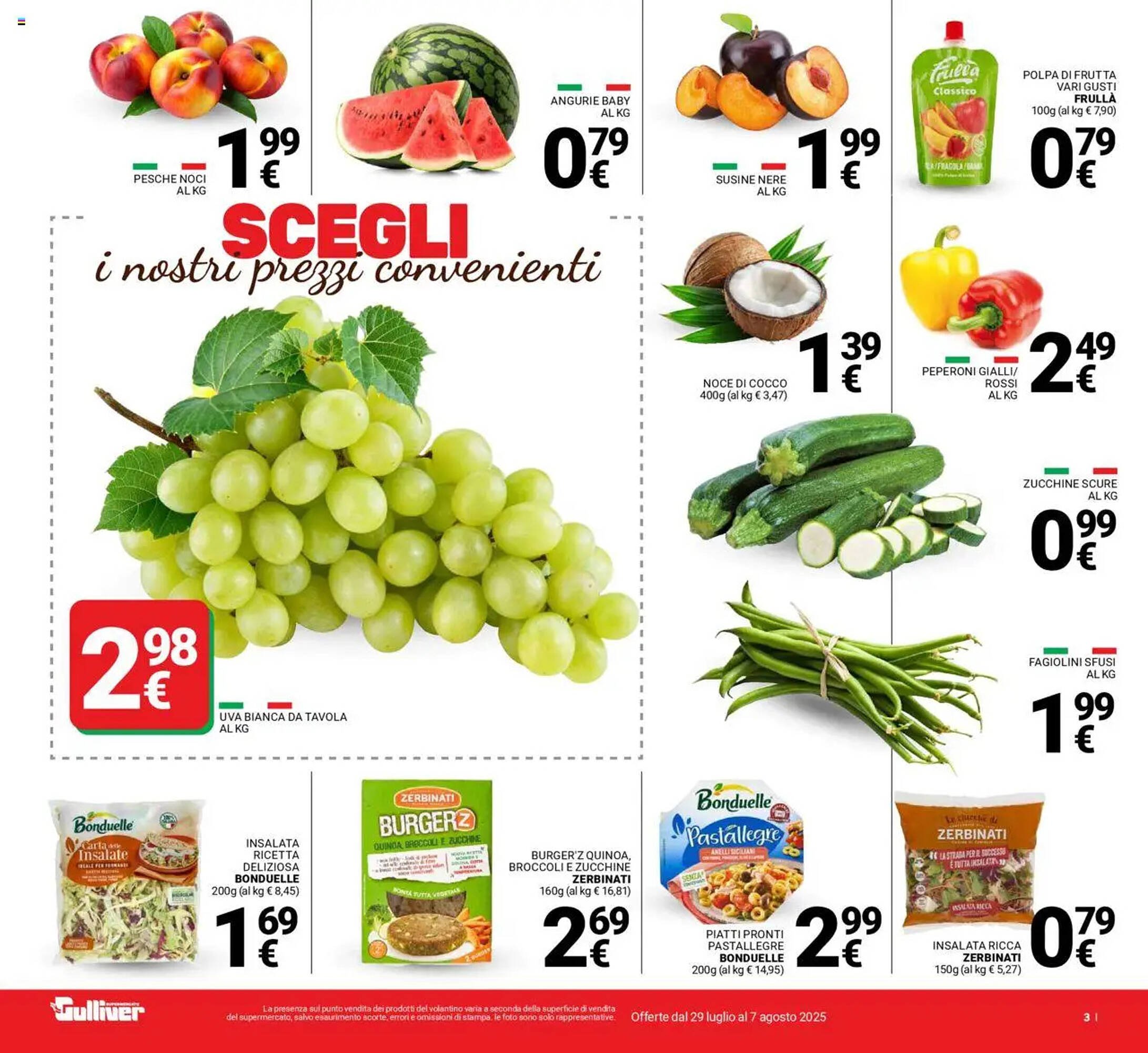 Volantino Supermercati Gulliver (2025-07-29 - 2025-08-07)