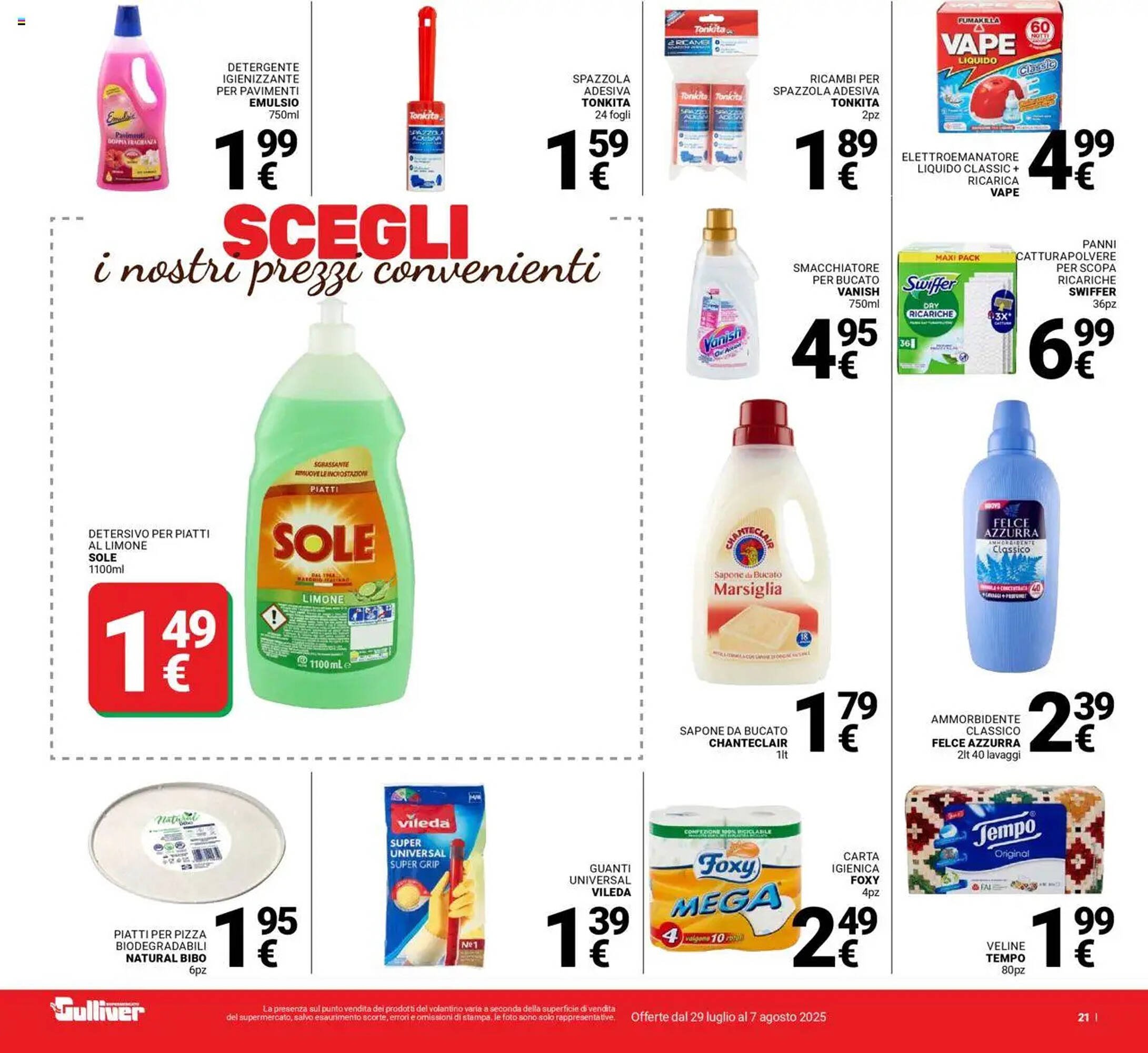 Volantino Supermercati Gulliver (2025-07-29 - 2025-08-07)