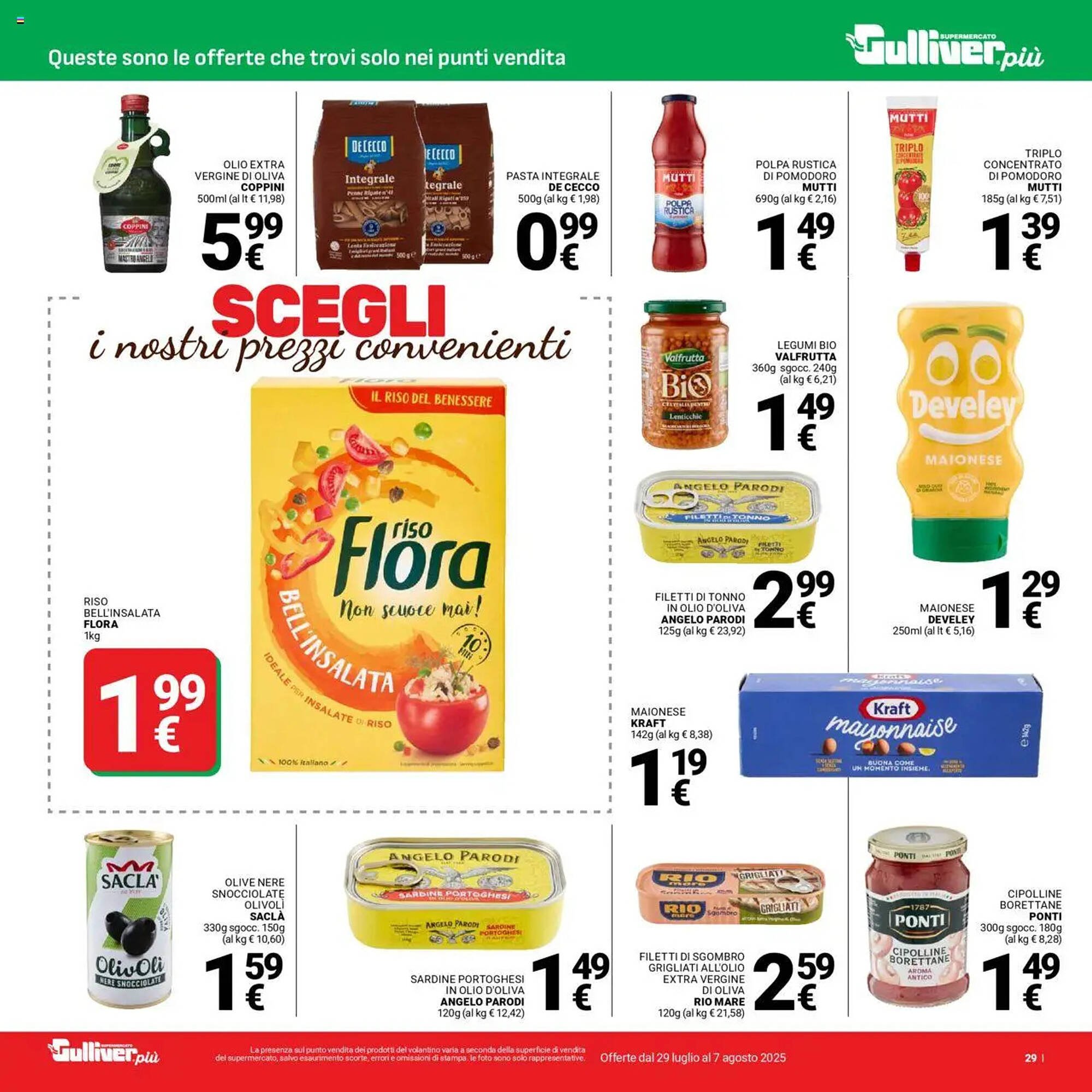 Volantino Supermercati Gulliver (2025-07-29 - 2025-08-07)