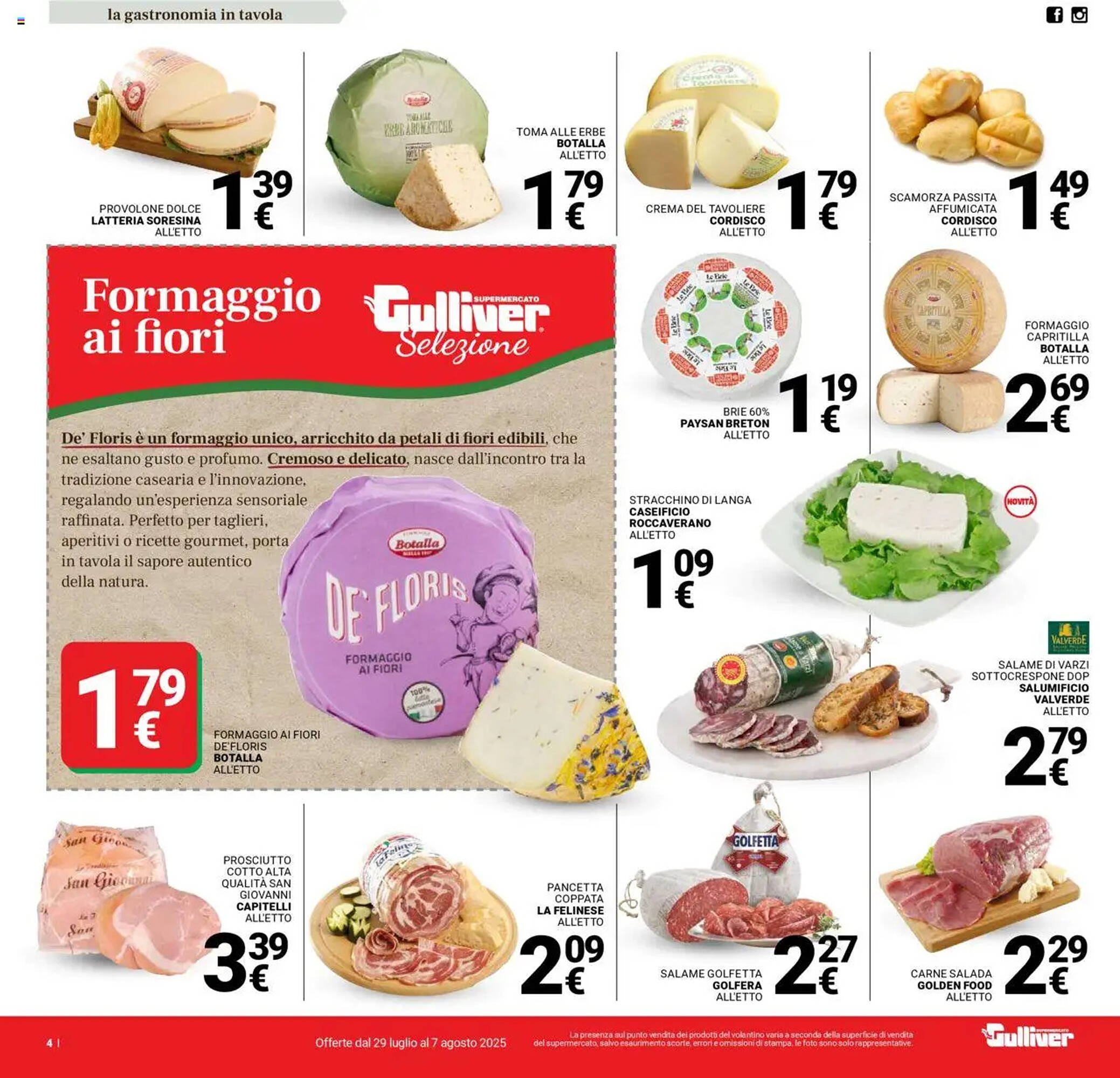 Volantino Supermercati Gulliver (2025-07-29 - 2025-08-07)