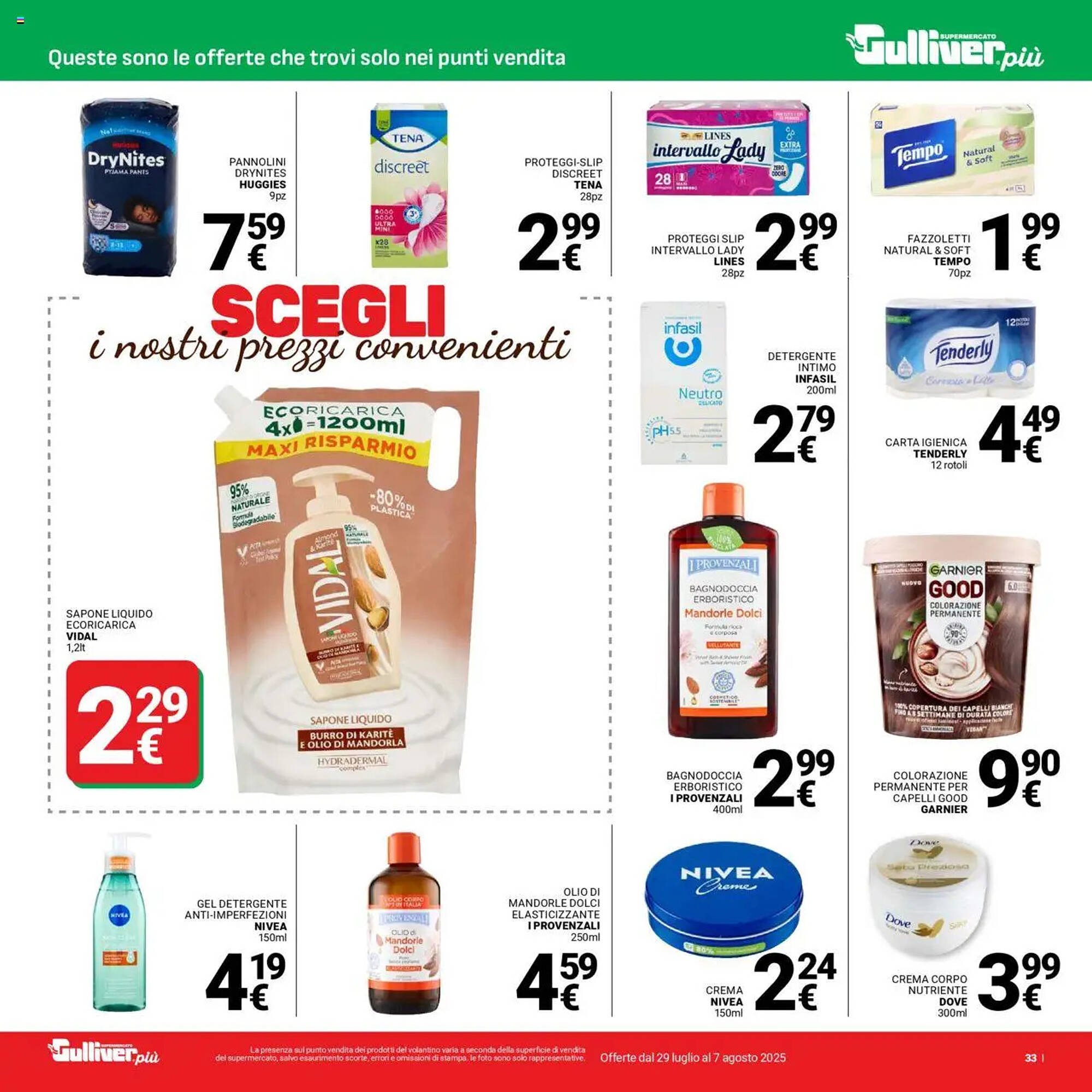 Volantino Supermercati Gulliver (2025-07-29 - 2025-08-07)