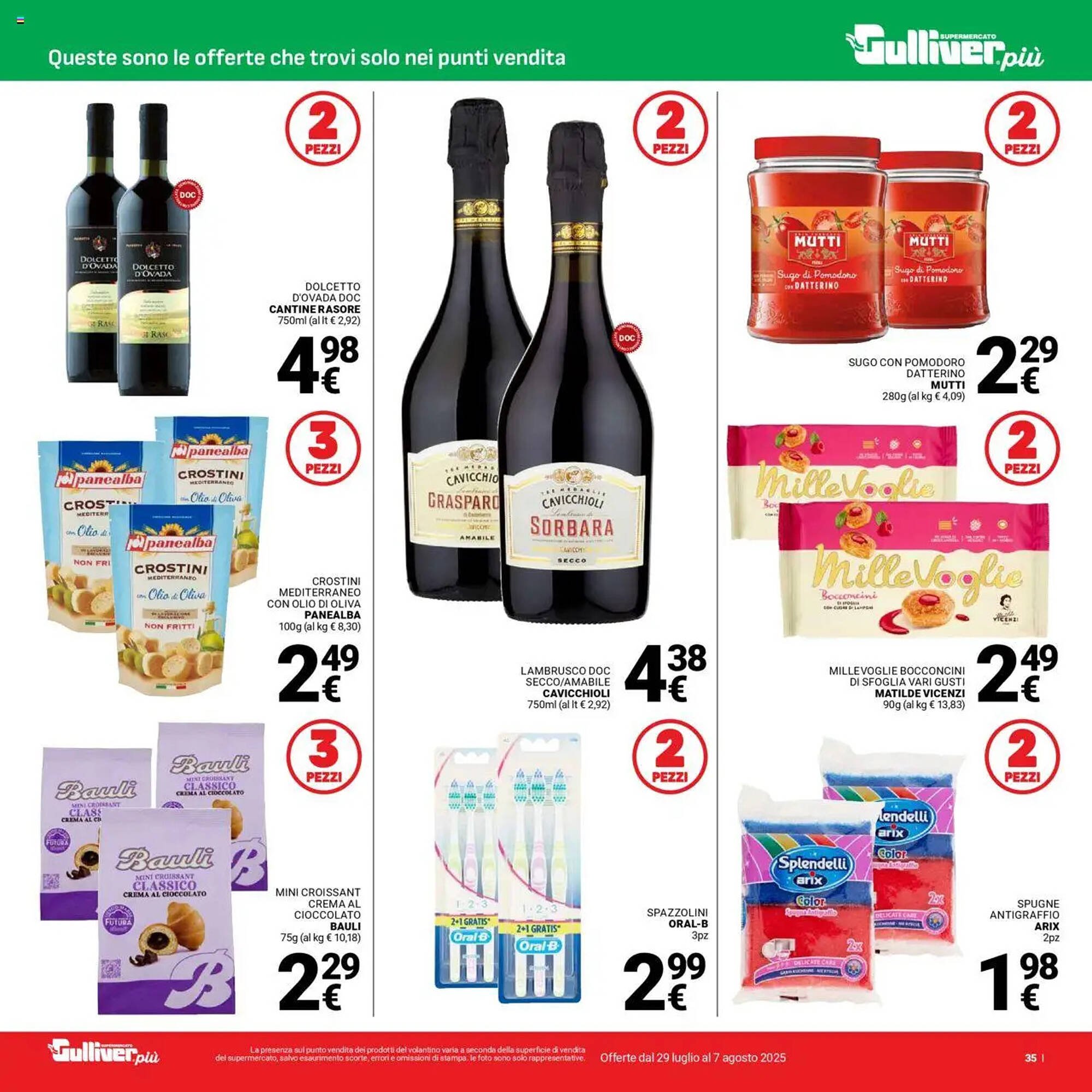 Volantino Supermercati Gulliver (2025-07-29 - 2025-08-07)