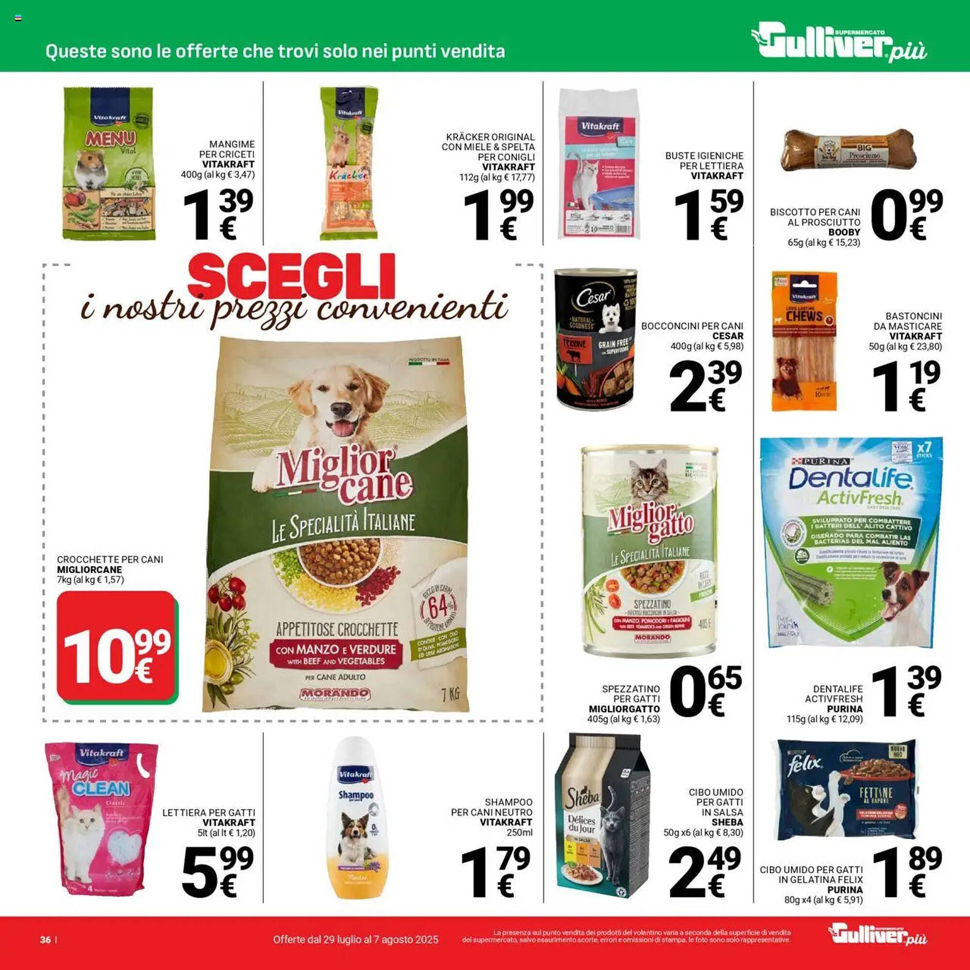 Volantino Supermercati Gulliver (2025-07-29 - 2025-08-07)