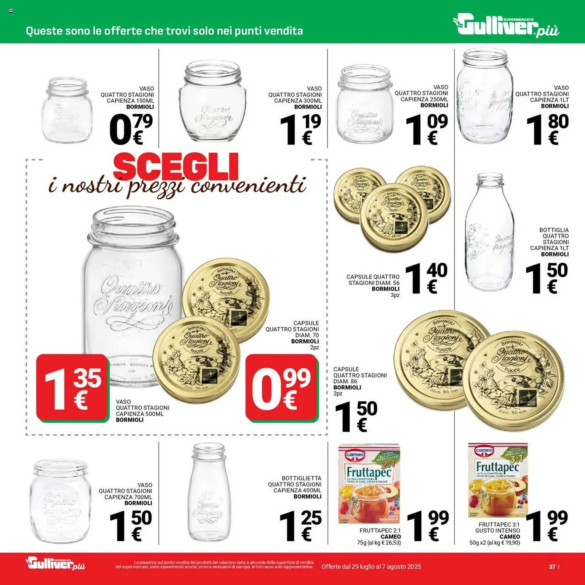Volantino Supermercati Gulliver (2025-07-29 - 2025-08-07)