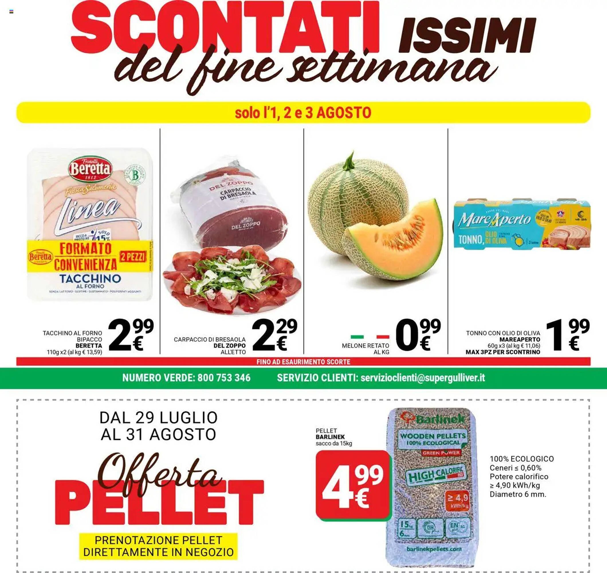 Volantino Supermercati Gulliver (2025-07-29 - 2025-08-07)