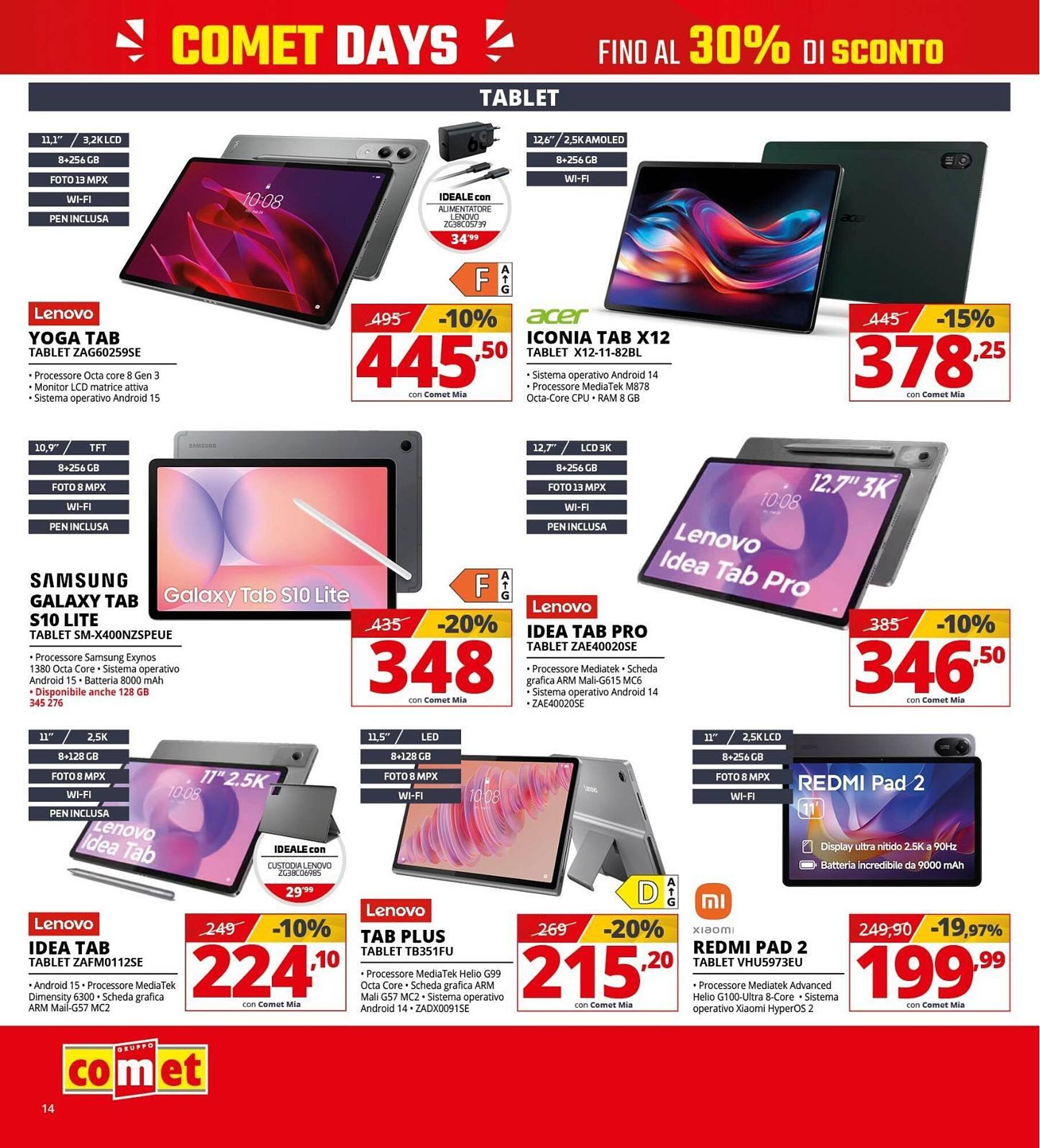 Volantino Comet (2026-03-19 - 2026-04-08)