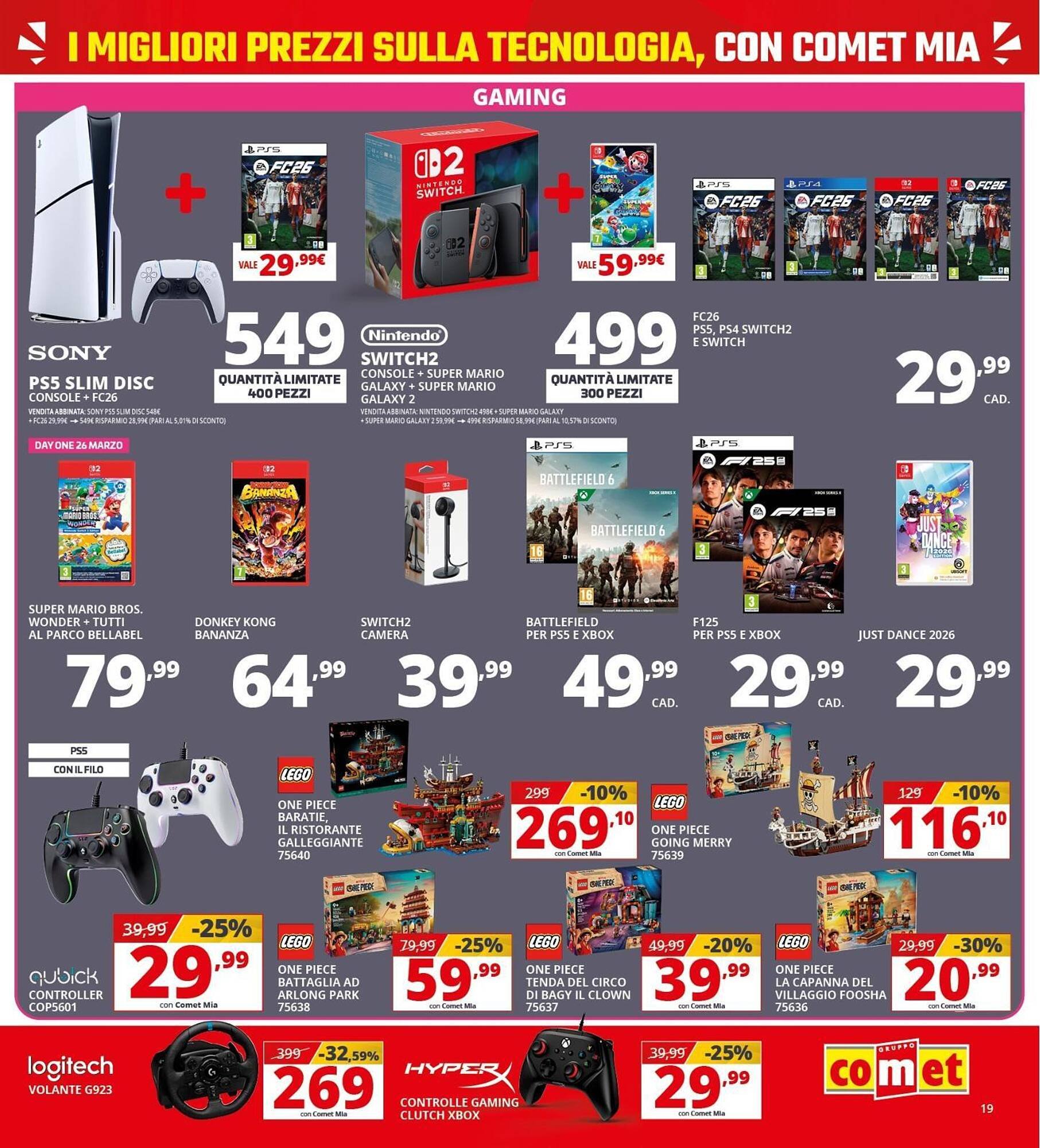 Volantino Comet (2026-03-19 - 2026-04-08)