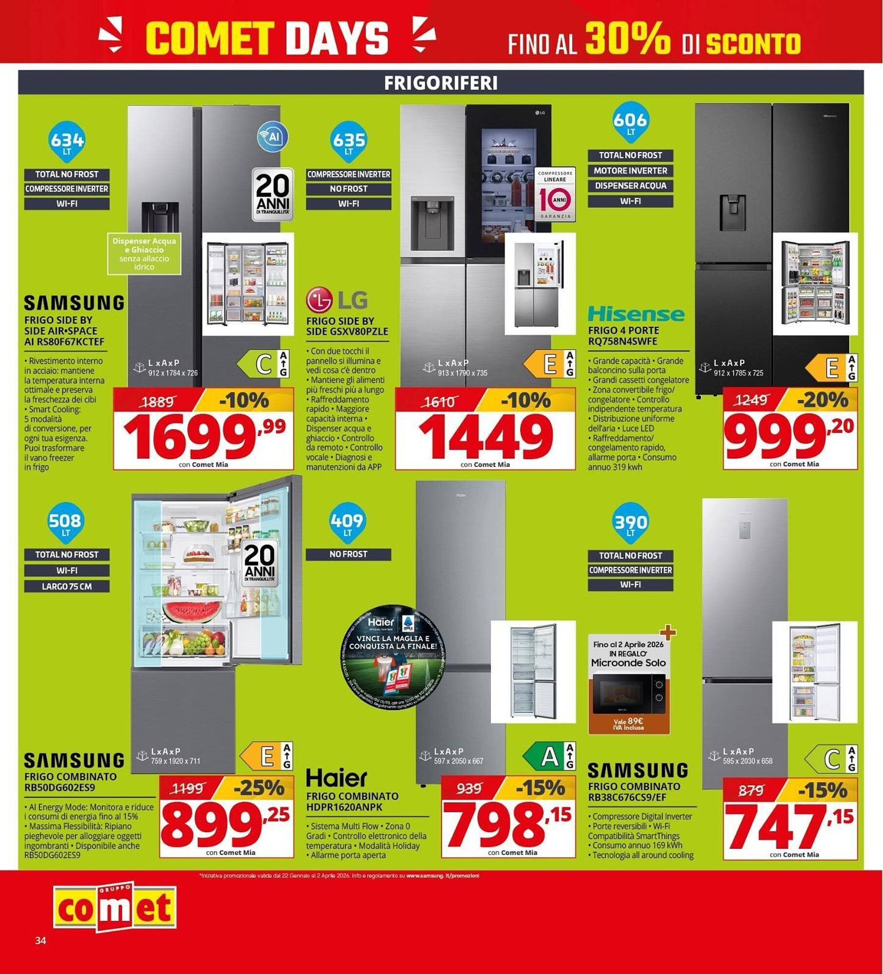 Volantino Comet (2026-03-19 - 2026-04-08)