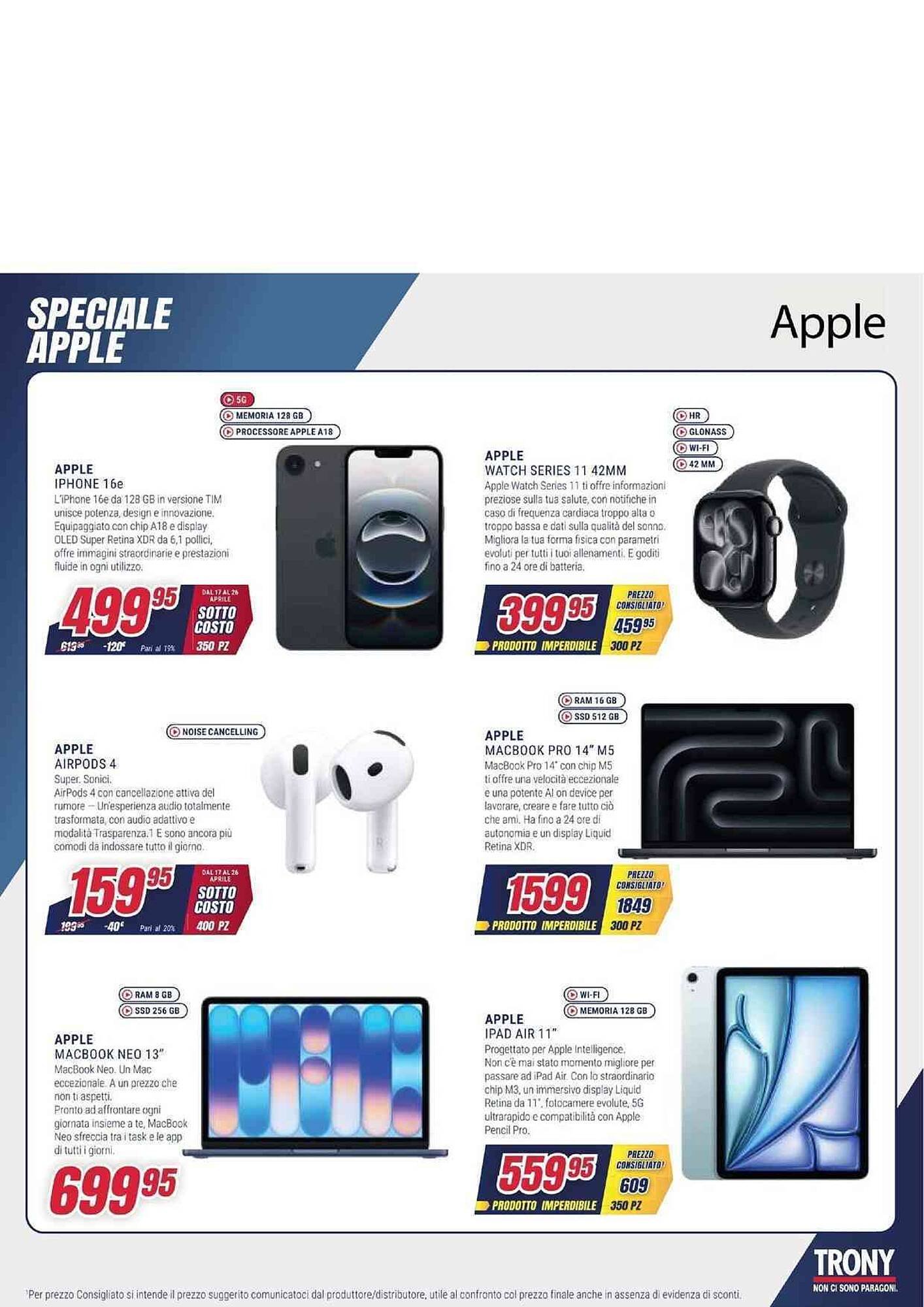 Volantino Trony (2026-04-17 - 2026-04-27)