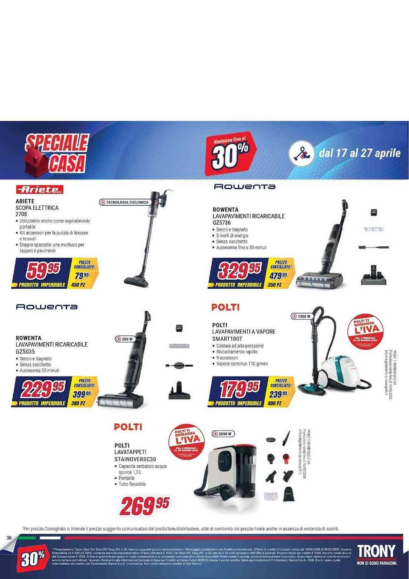 Volantino Trony (2026-04-17 - 2026-04-27)