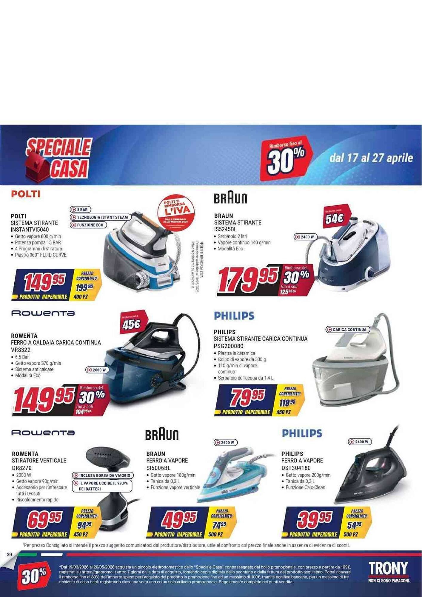 Volantino Trony (2026-04-17 - 2026-04-27)