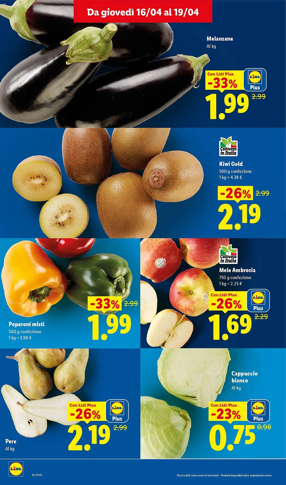 Volantino Lidl (2026-04-16 - 2026-04-19)