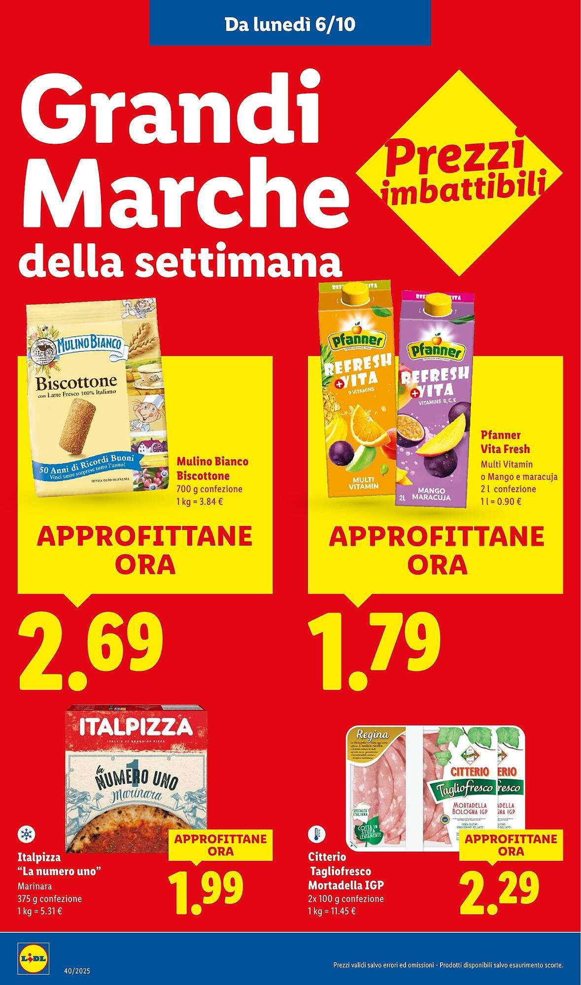 Volantino Lidl (2025-10-06 - 2025-10-12)