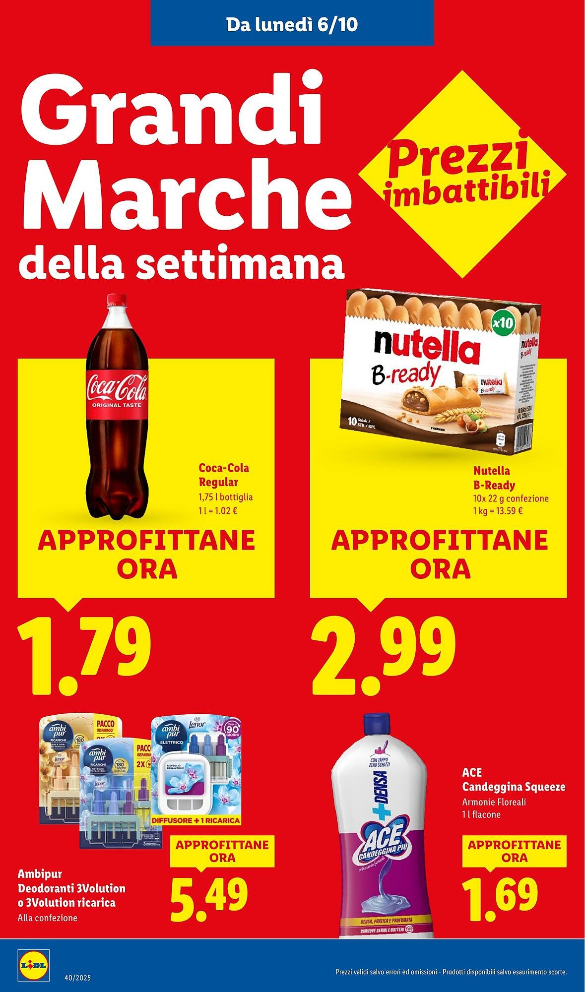 Volantino Lidl (2025-10-06 - 2025-10-12)