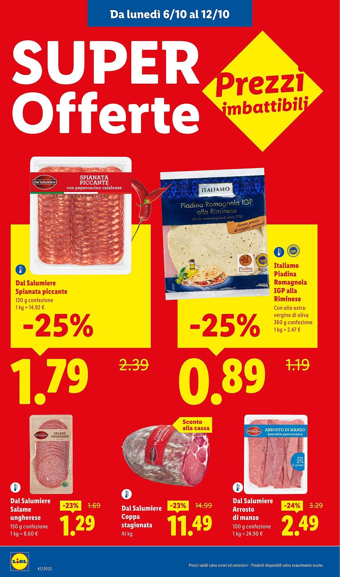Volantino Lidl (2025-10-06 - 2025-10-12)