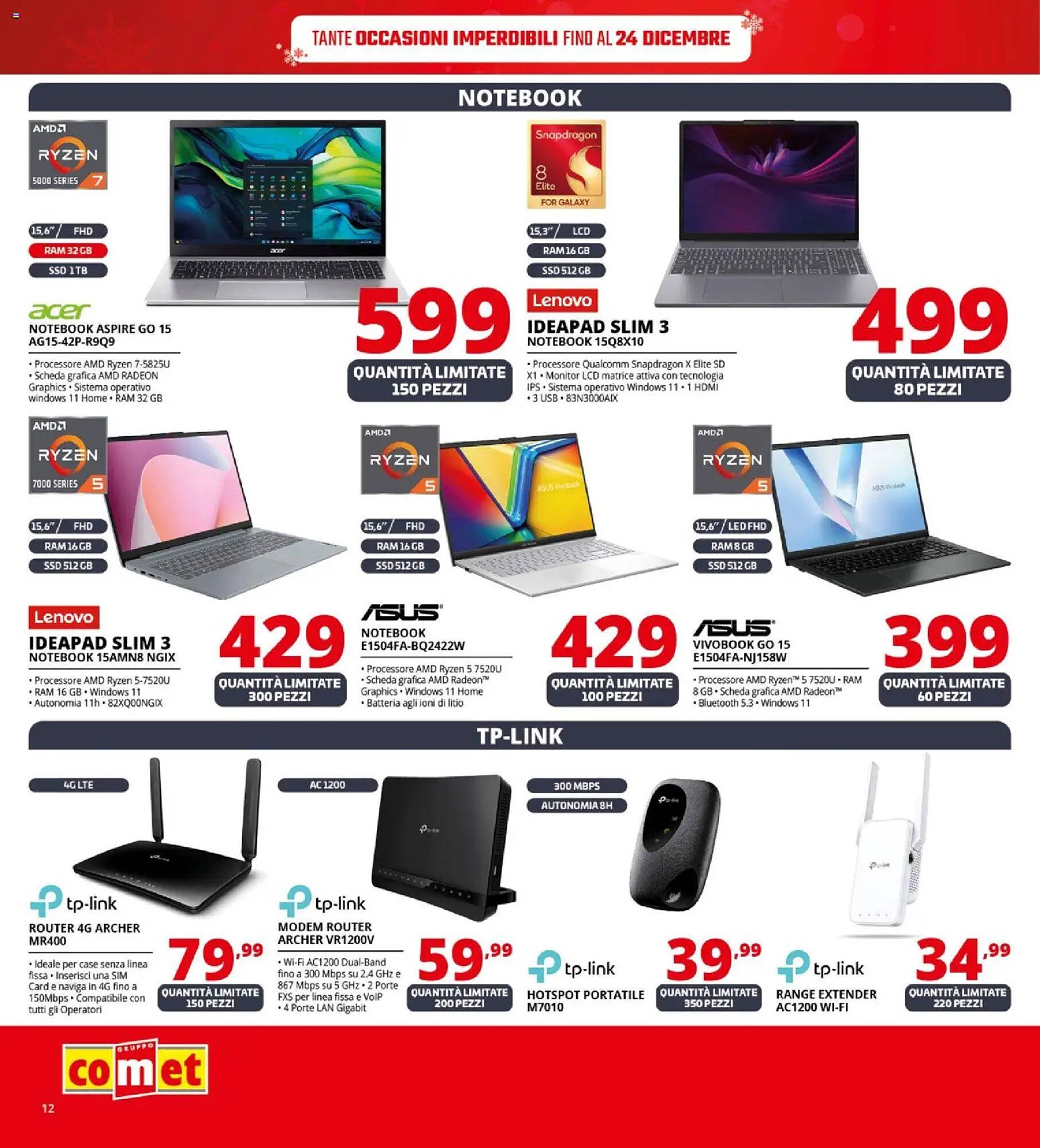 Volantino Comet (2025-12-12 - 2025-12-21)