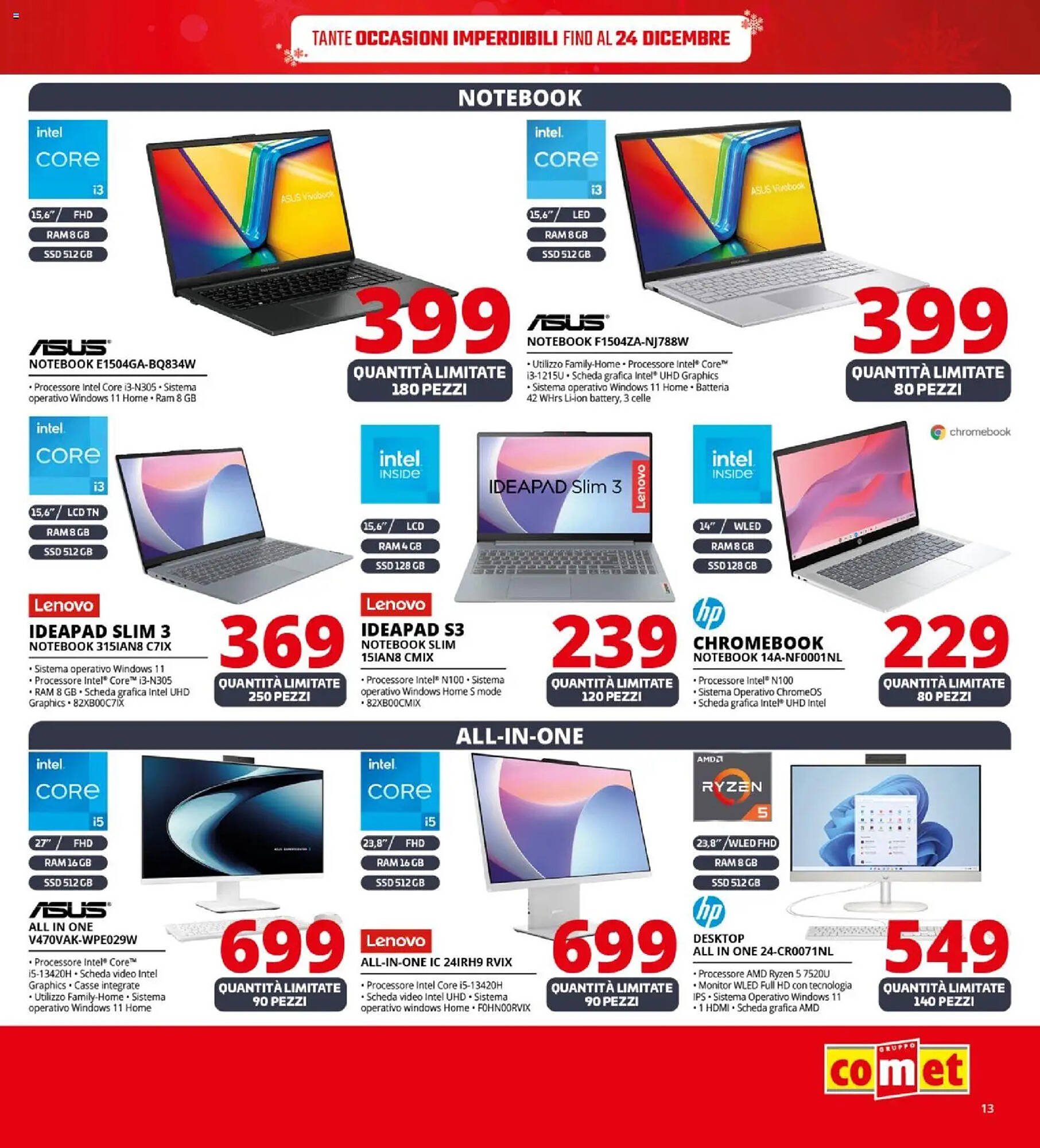 Volantino Comet (2025-12-12 - 2025-12-21)