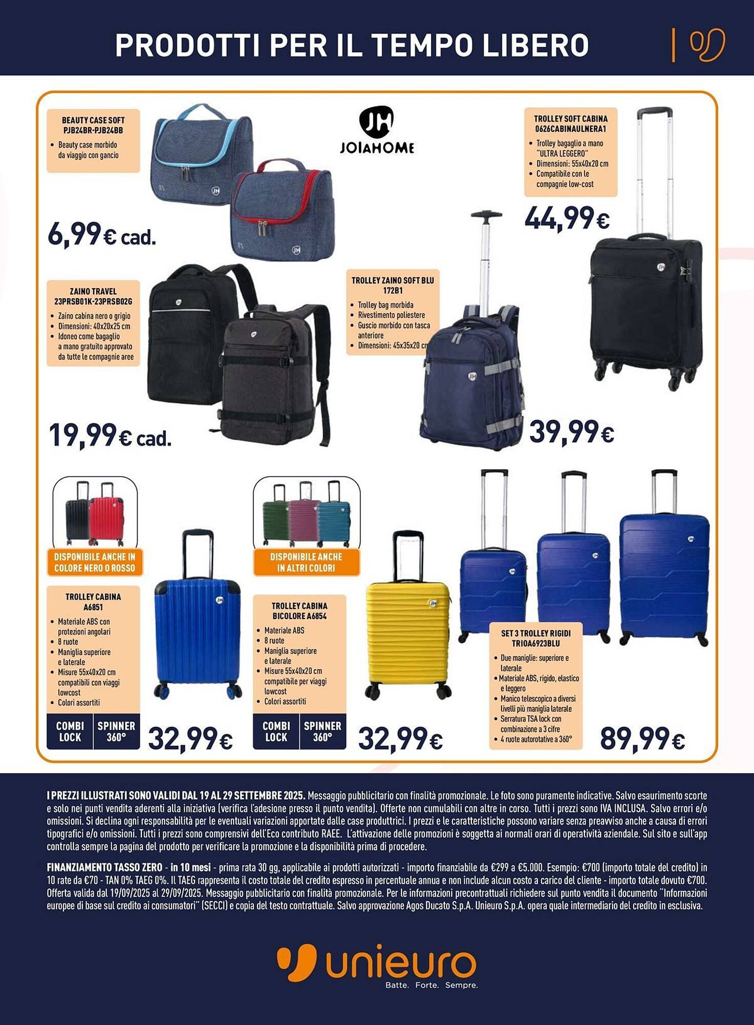 Volantino Unieuro (2025-09-19 - 2025-09-29)