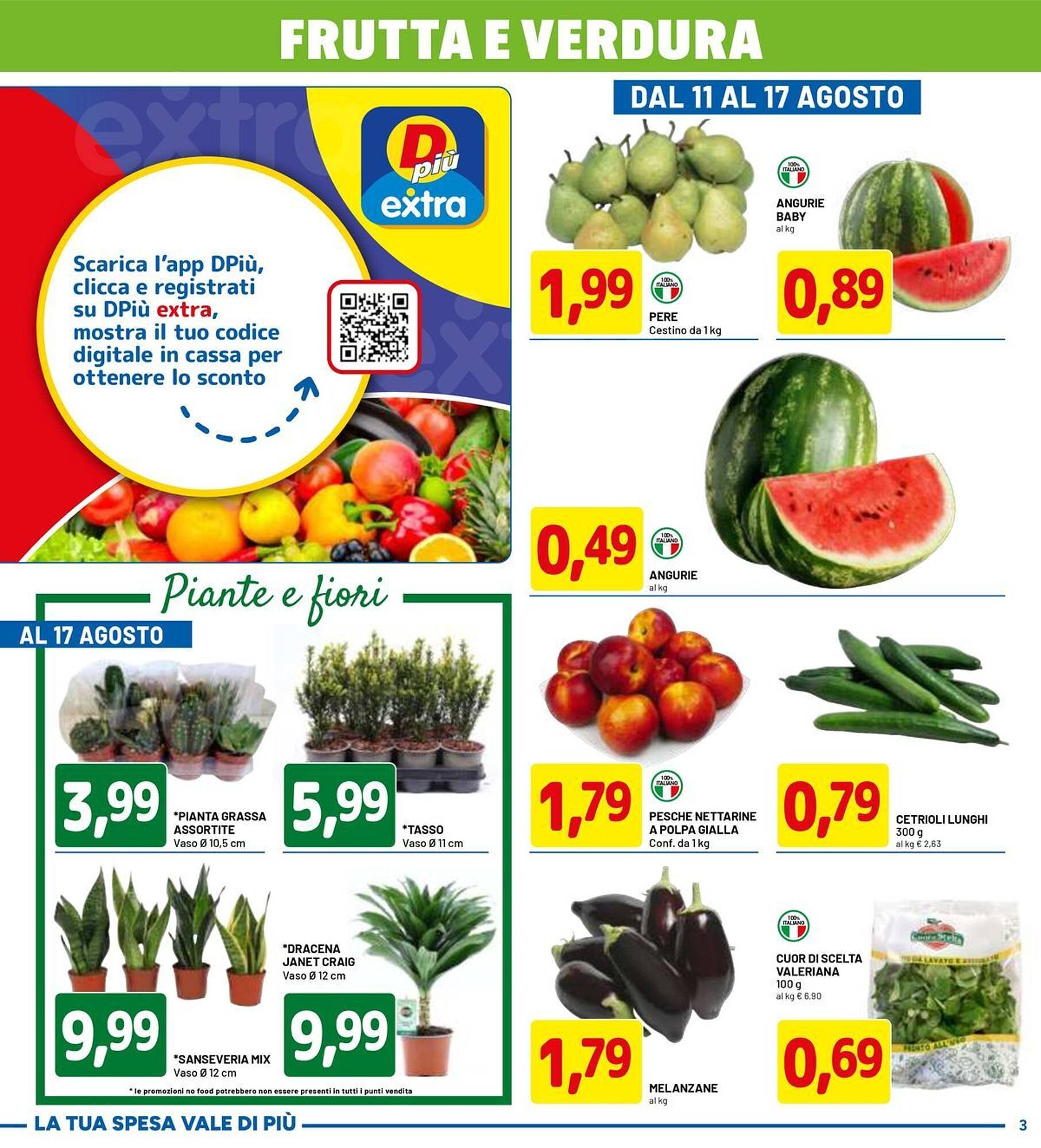 Volantino DPiù (2025-08-04 - 2025-08-17)